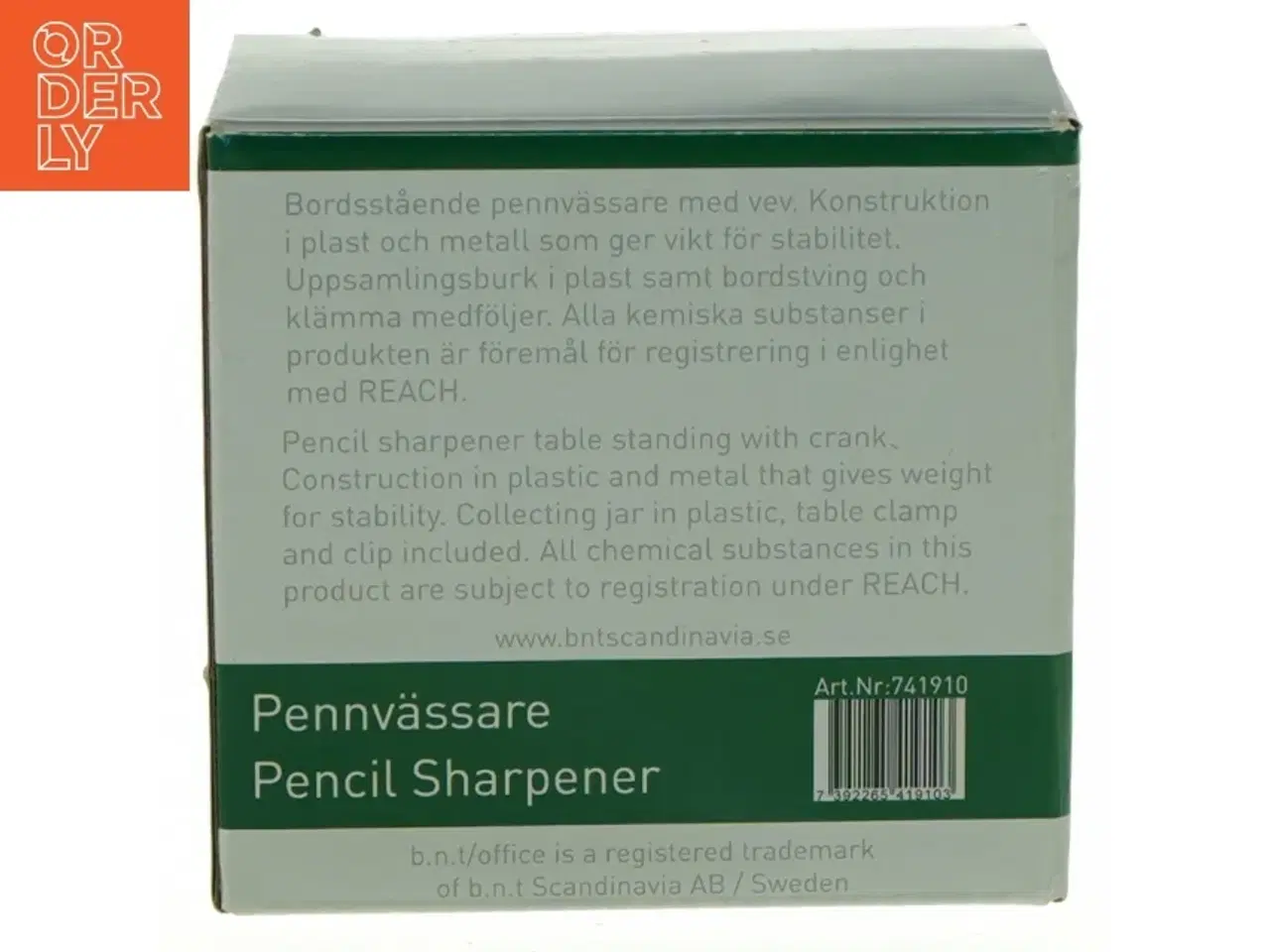 Billede 4 - Bordblyantspidser med håndsving (str. 9. x 6 cm)