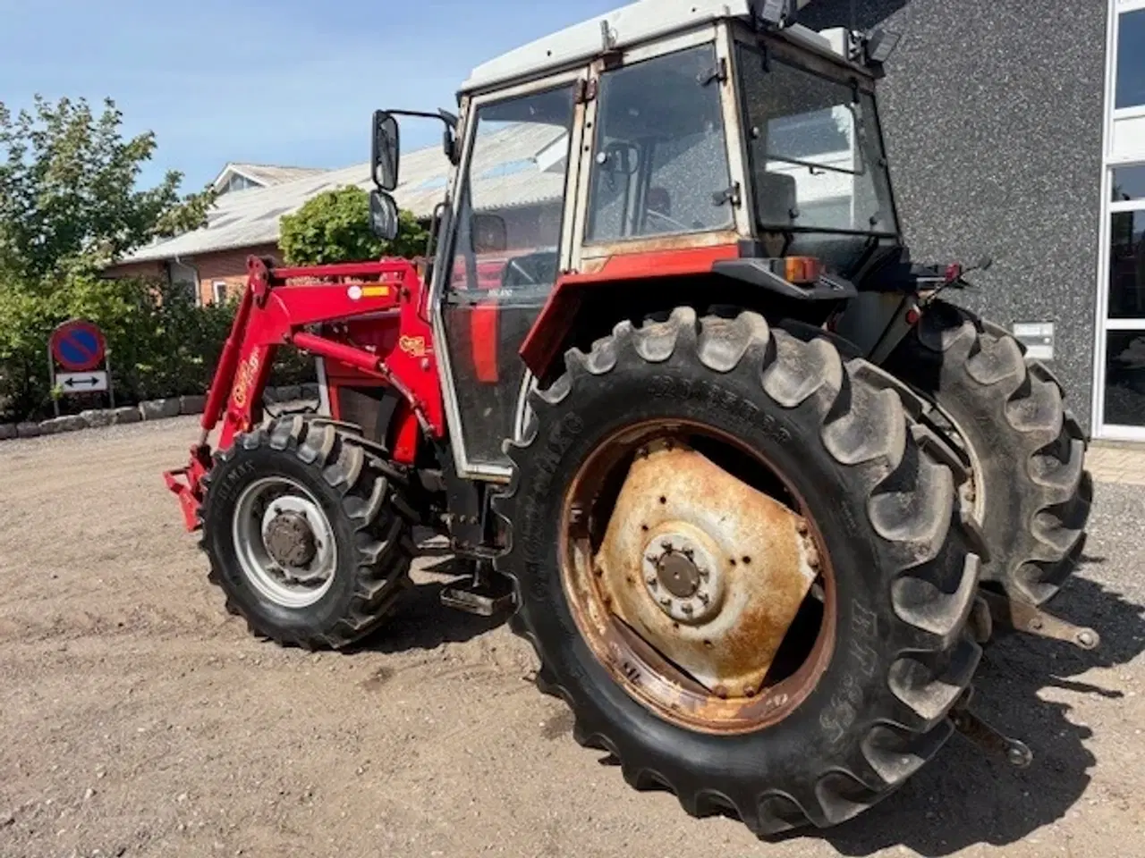 Billede 3 - Massey Ferguson 375 M. HAUER POM 90 FRONTLÆSSER