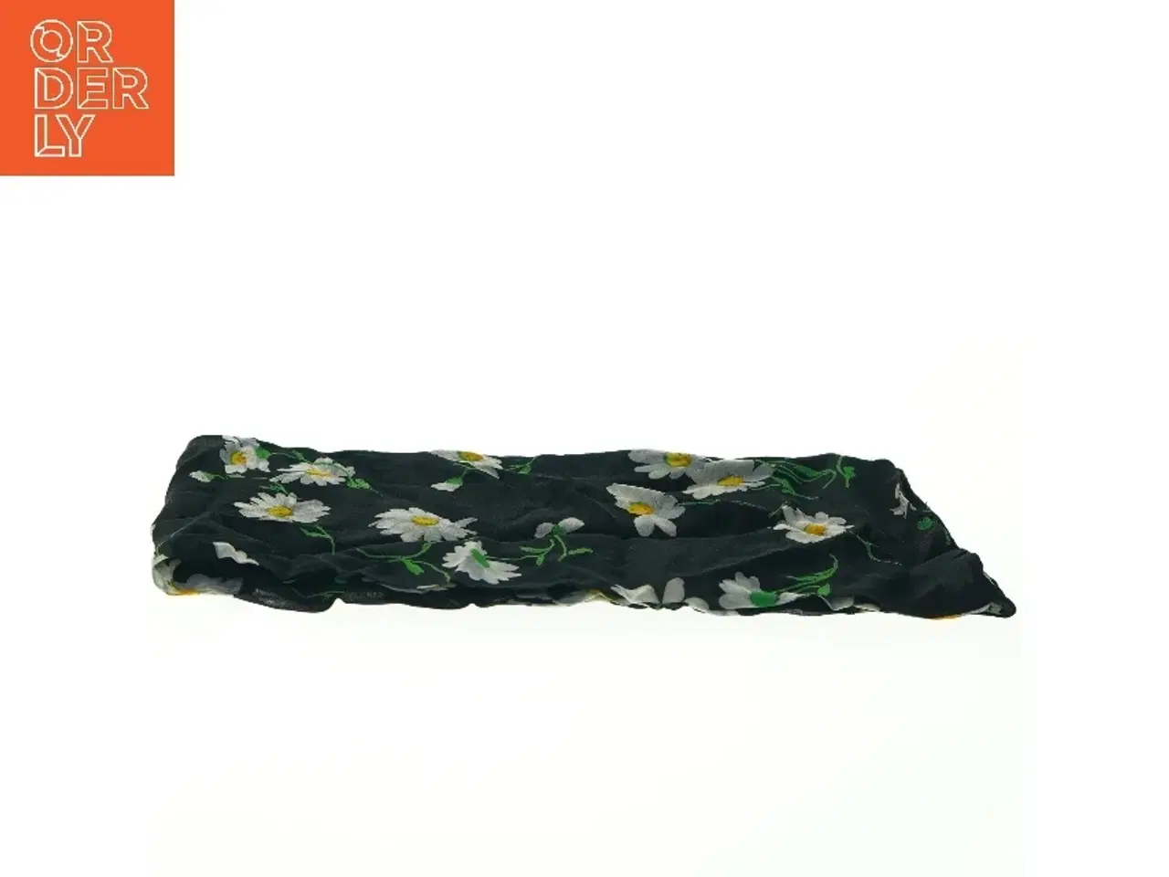 Billede 2 - Langt, blomstret tørklæde (str. 135. x 16 cm)