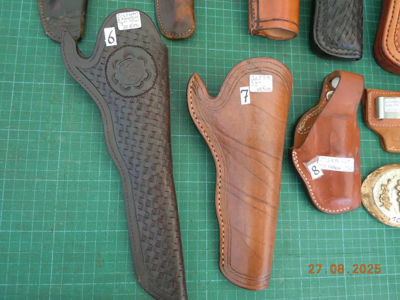 Billede 4 - pistol og revolverhylstre, antikke og nyere.