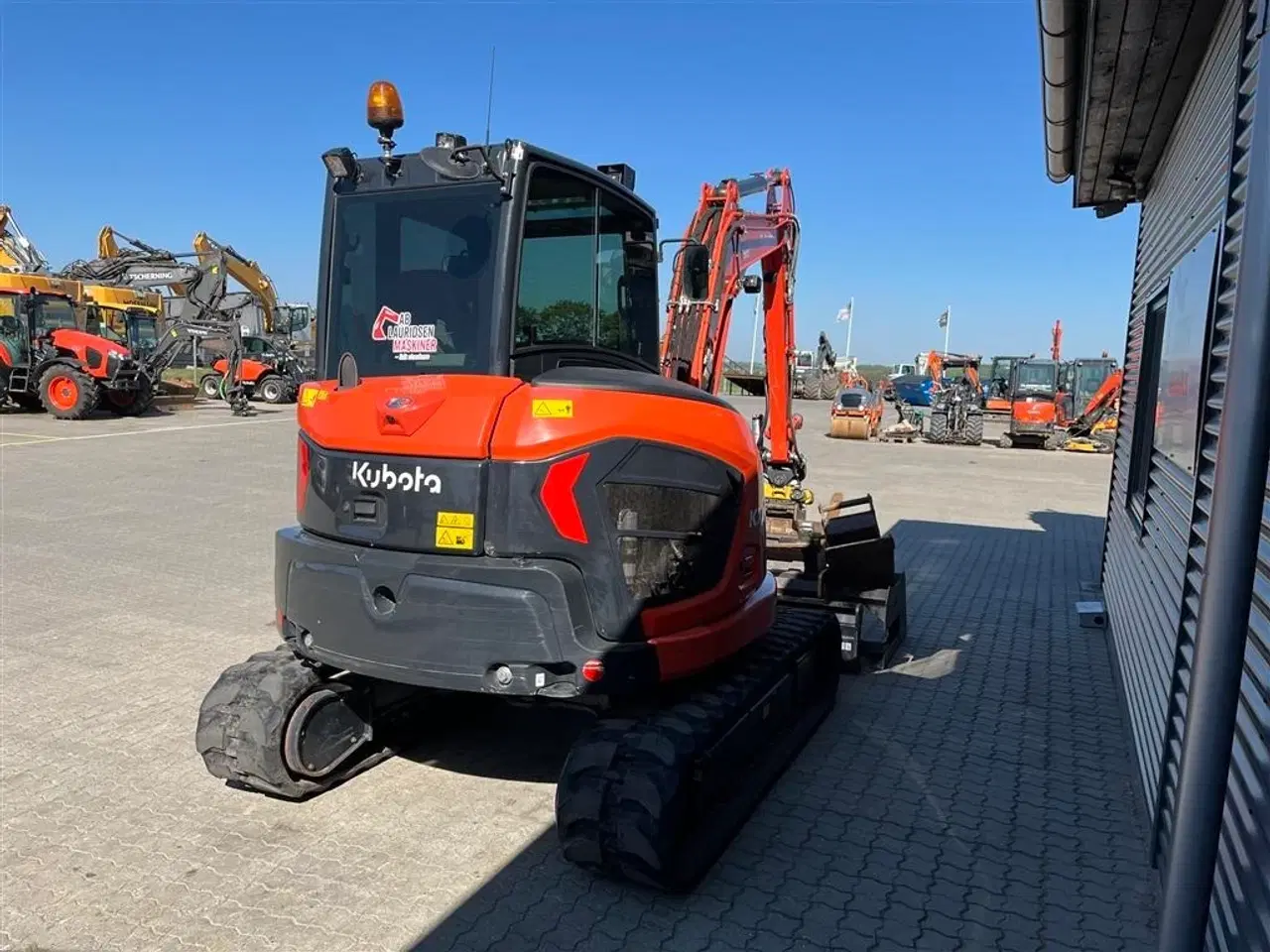 Billede 3 - Kubota KX060-5 Engcon Rotortilt DC2 centralsmørring skovlpakke.