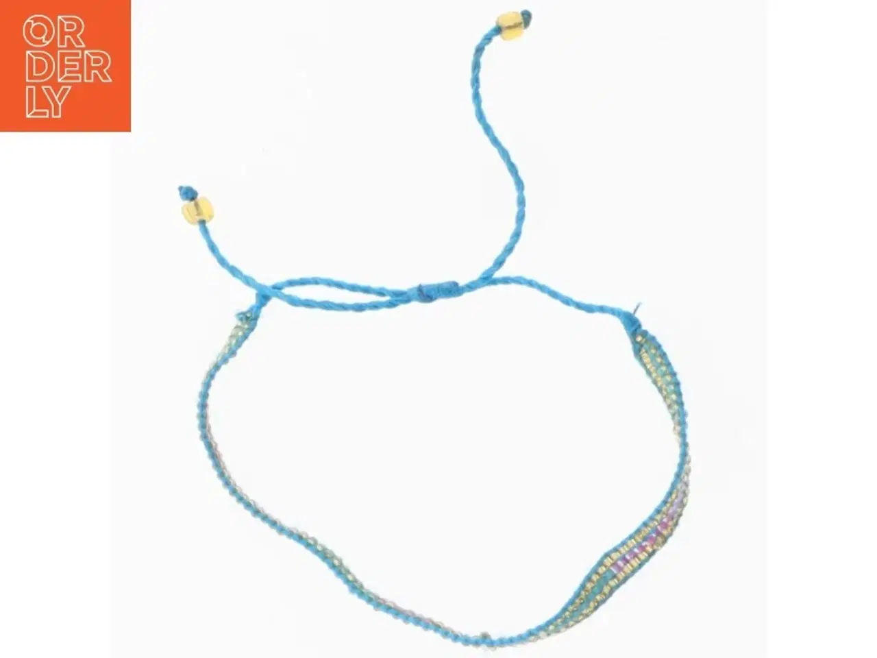 Billede 2 - Håndlavet armbånd i perler (str. 26 cm)