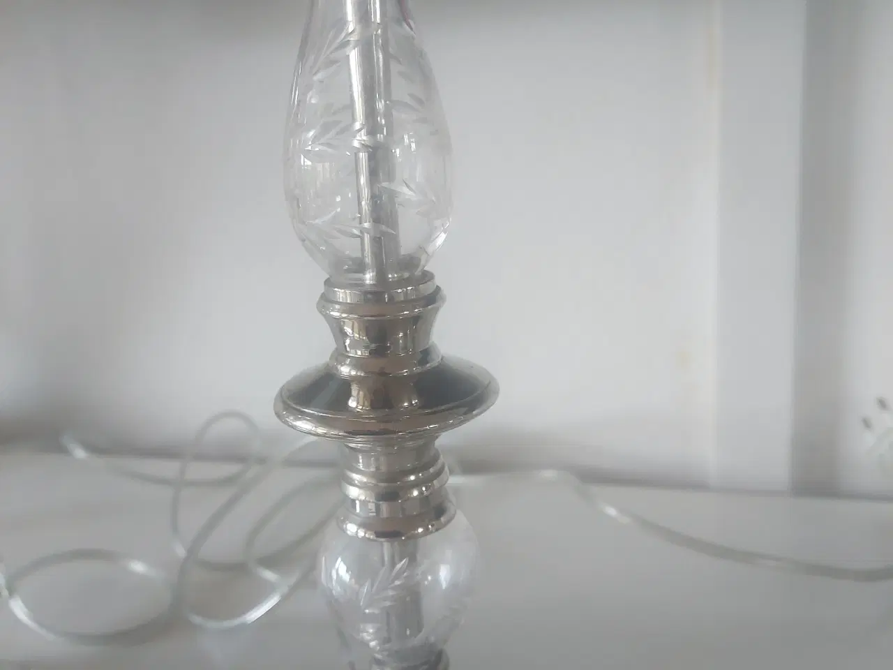 Billede 2 - glas bord lampe
