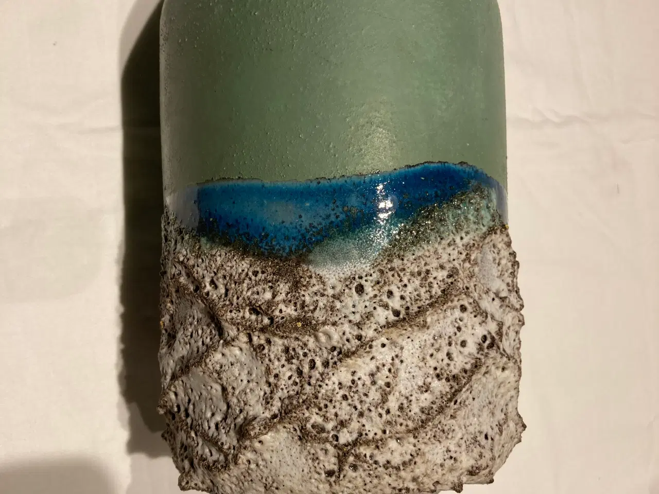 Billede 6 - Strehla fat lava vase