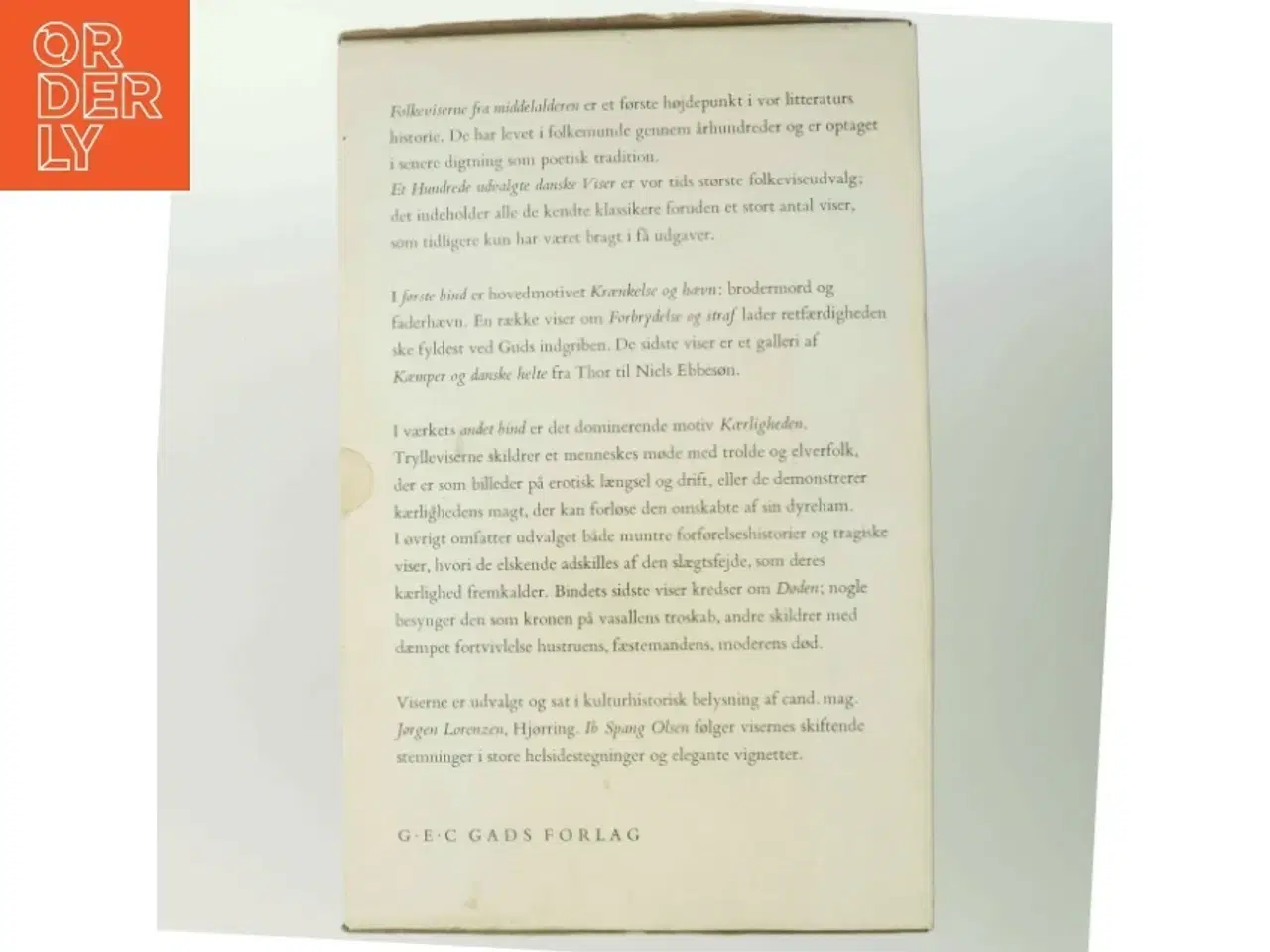 Billede 6 - Folkeviser, to bind fra Gyldendal