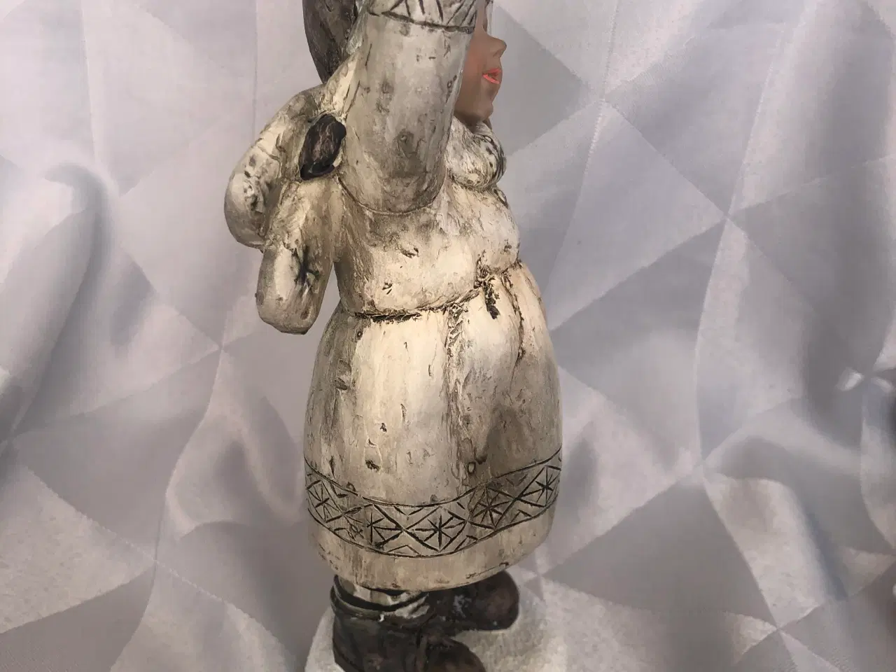 Billede 6 - Keramik vinter pige figur 