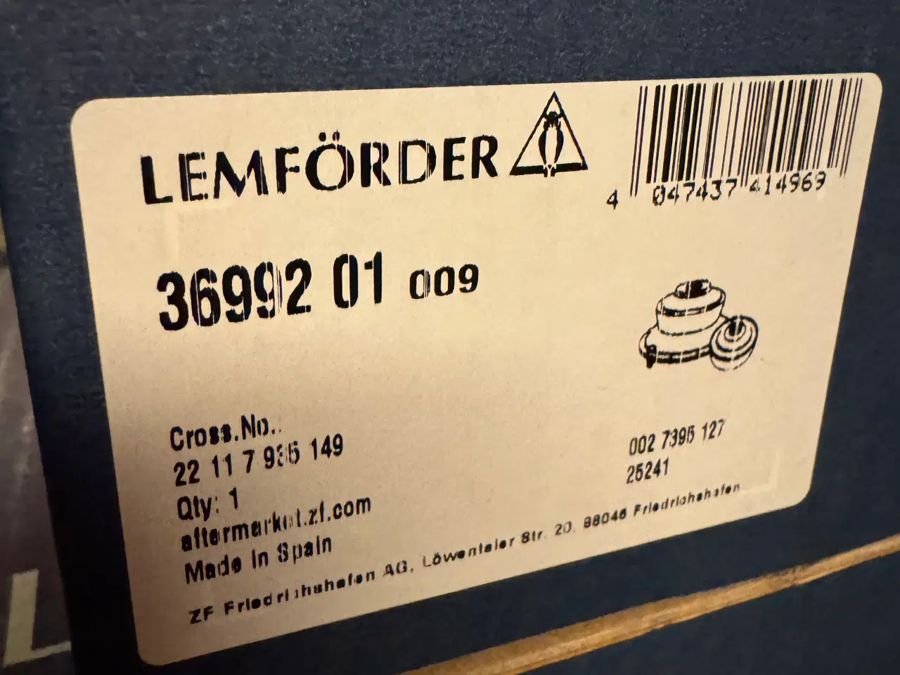 Billede 2 - Motorophæng BMW F10/F11