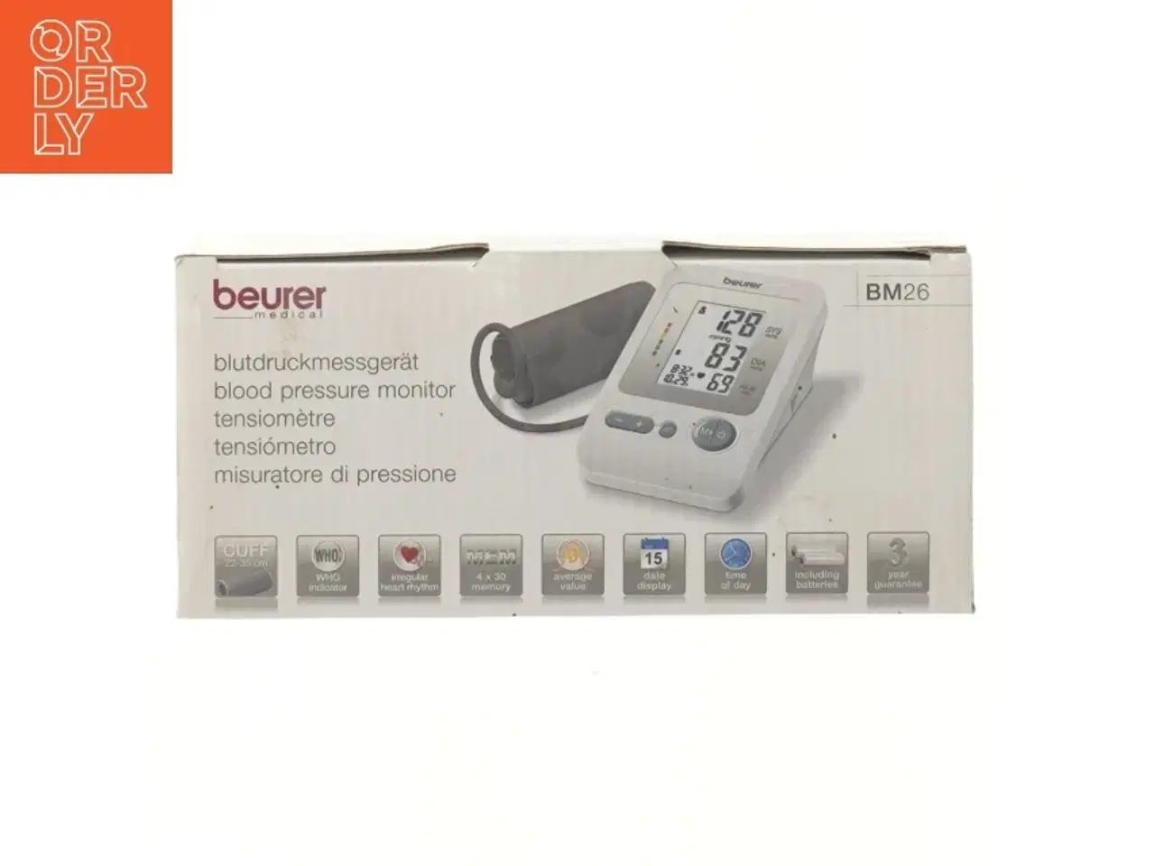 Billede 3 - Blodtryksmonitor Beurer BM26 fra Beurer (str. 13,5x11 cm)