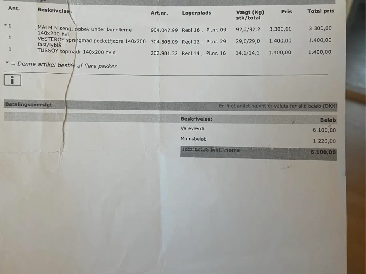 Billede 6 - Seng fra ikea - man sover fantastisk i den