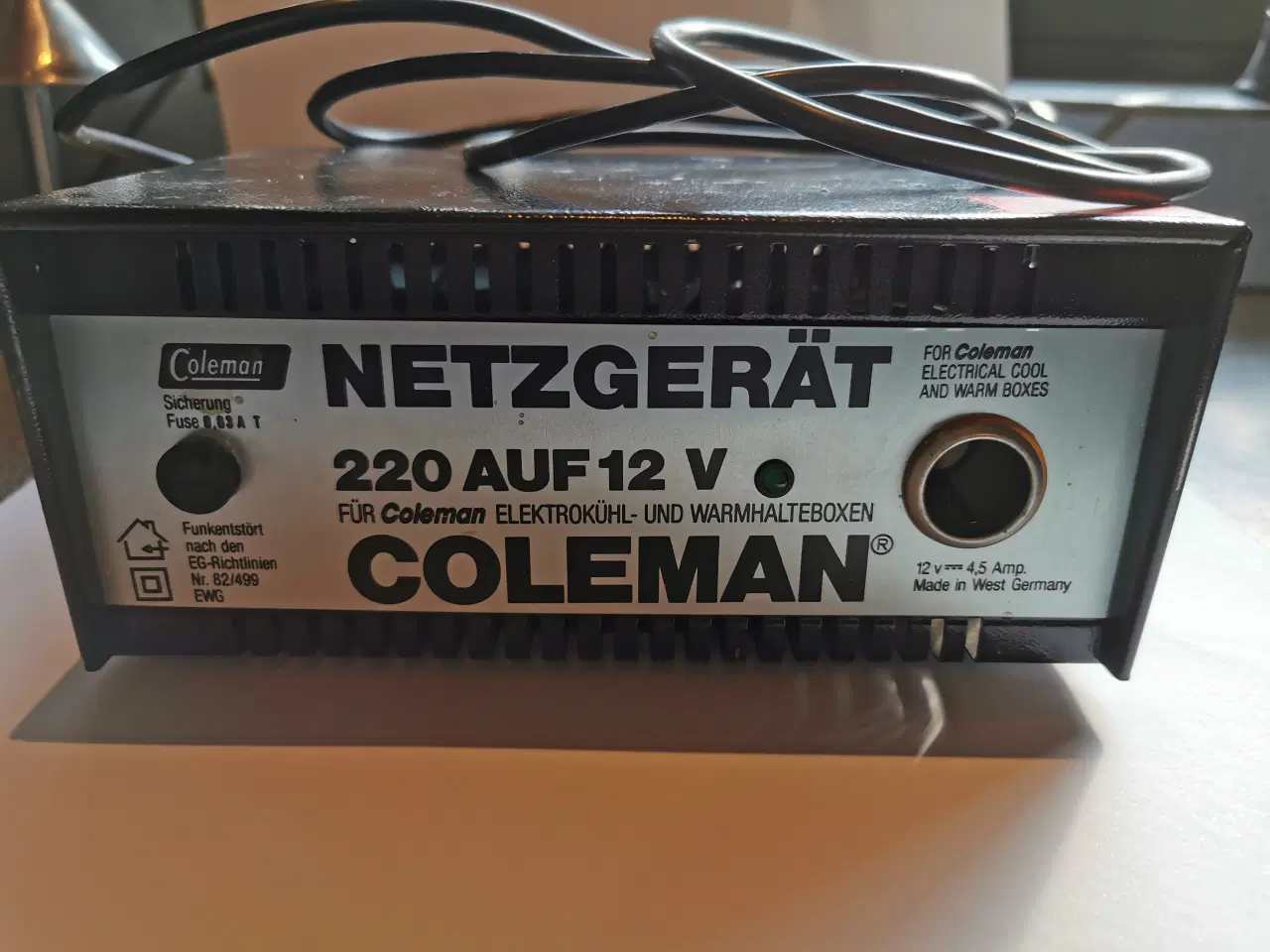 Billede 1 - coleman omformer fra 220v til 12 volt