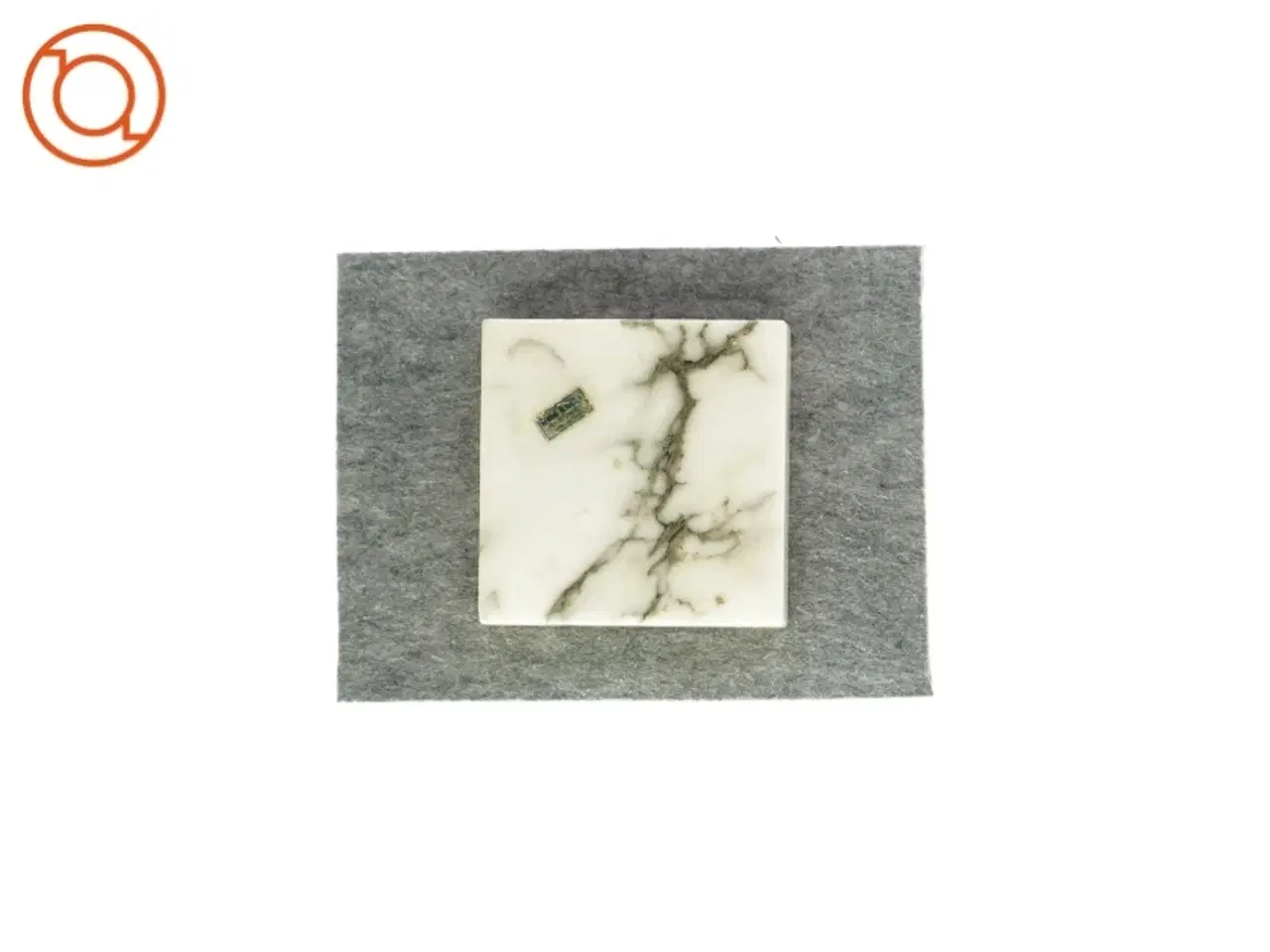 Billede 2 - Dekorativt fad i marmor fra Genuine Alabaster  (str. LBH: 13x13x3cm)