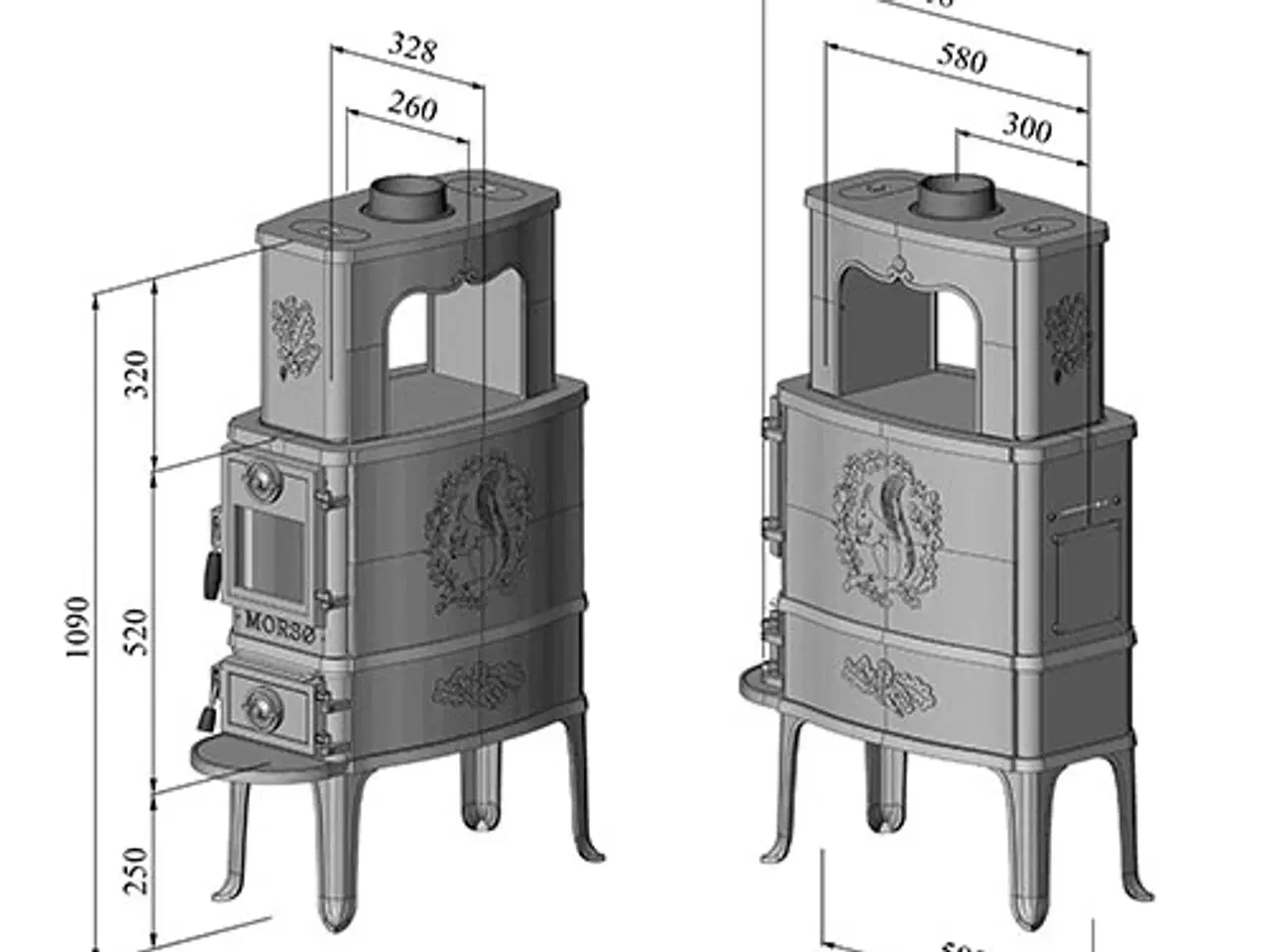 Billede 1 - Brændeovn, Morsø Classig 2B