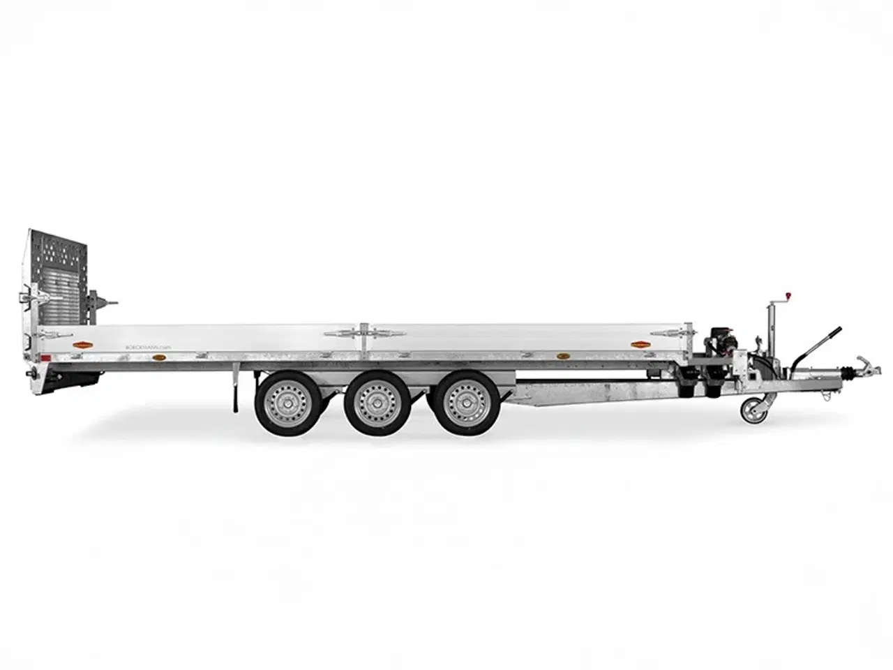 Billede 1 - Böckmann Maskintrailer - tip - Alu bund - LED baglygter