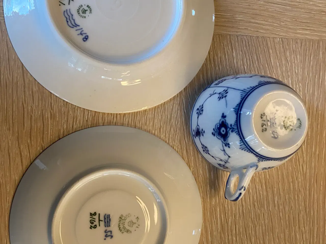 Billede 4 - Musselmalet riflet - kaffeservice