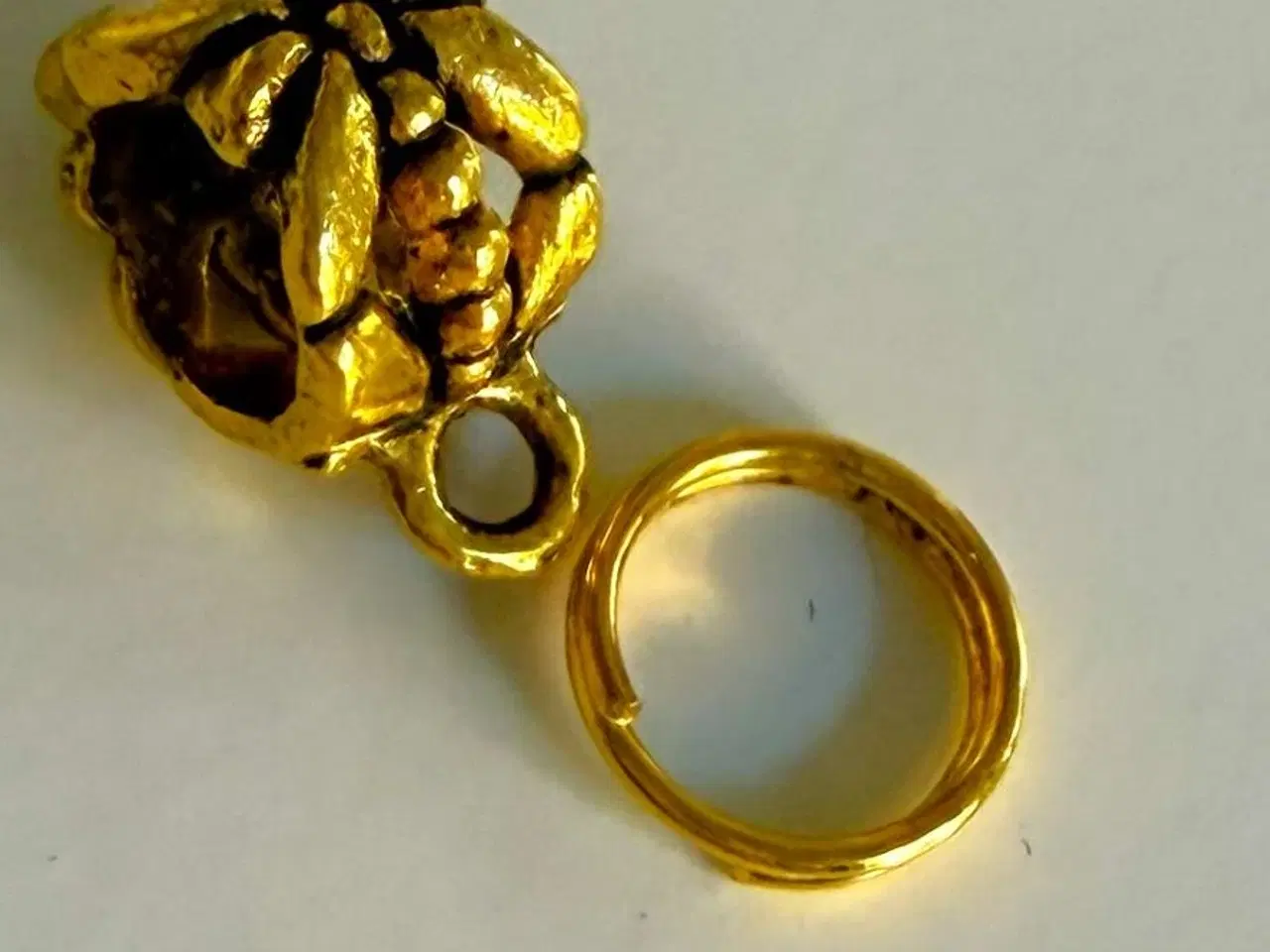 Billede 4 - Dobbeltviklede mikro-nøgleringe til smykker