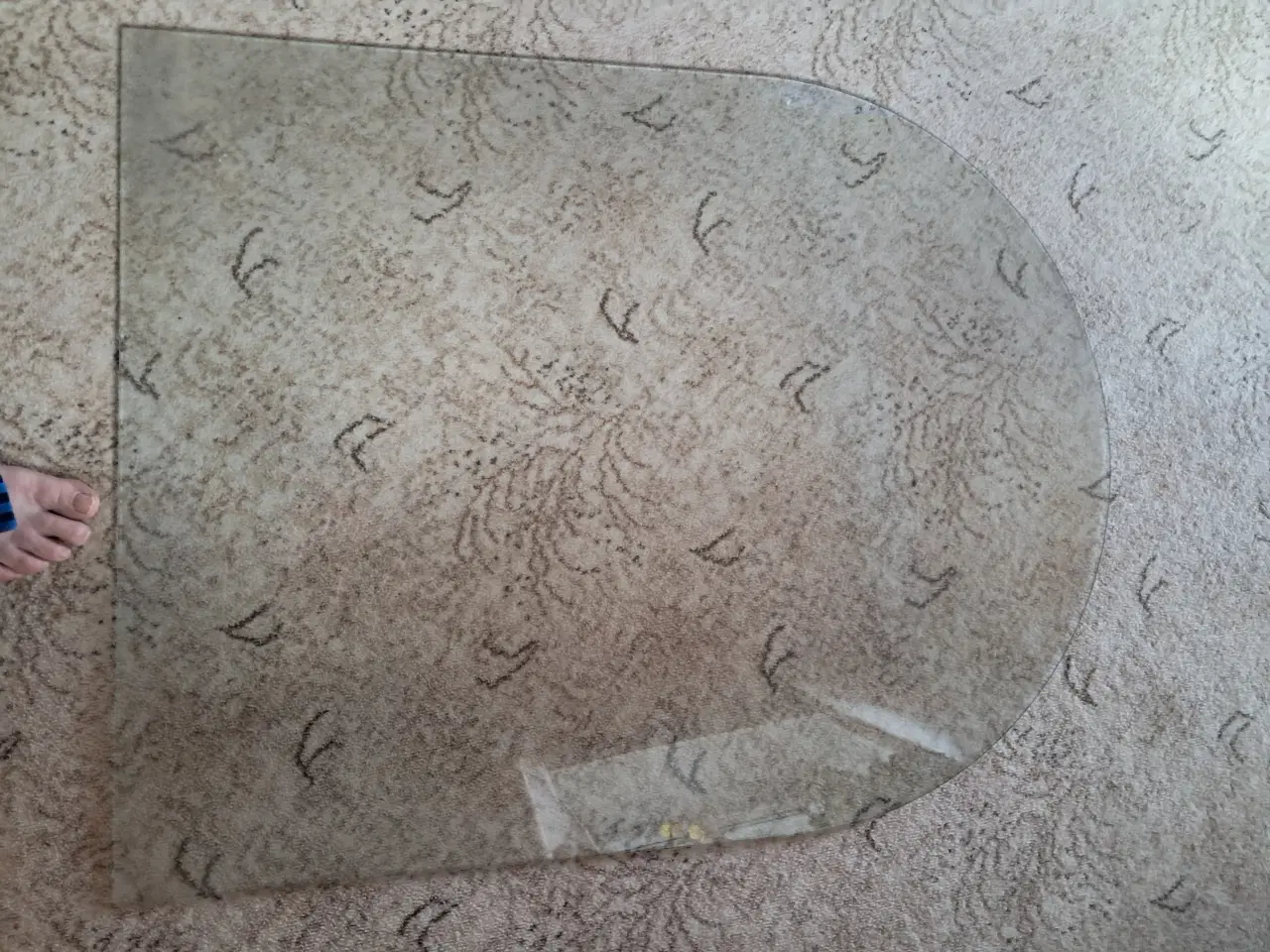 Billede 1 - Glas guldplade 