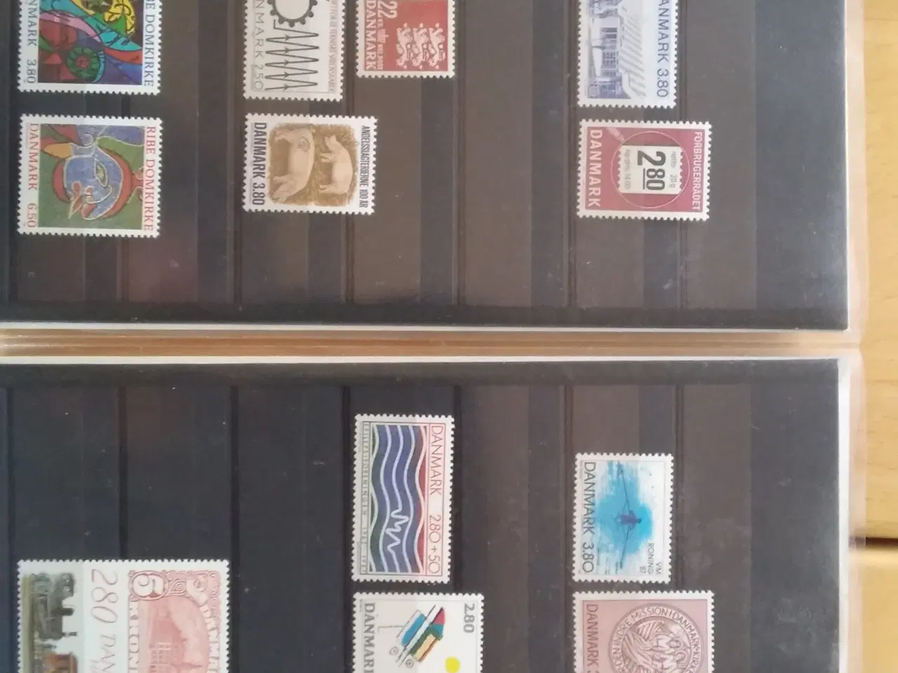 Billede 2 - Danske frimærker 1987