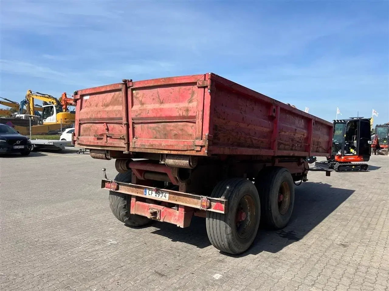 Billede 3 - Holsø HCV170 Kroghejsvogn Incl container