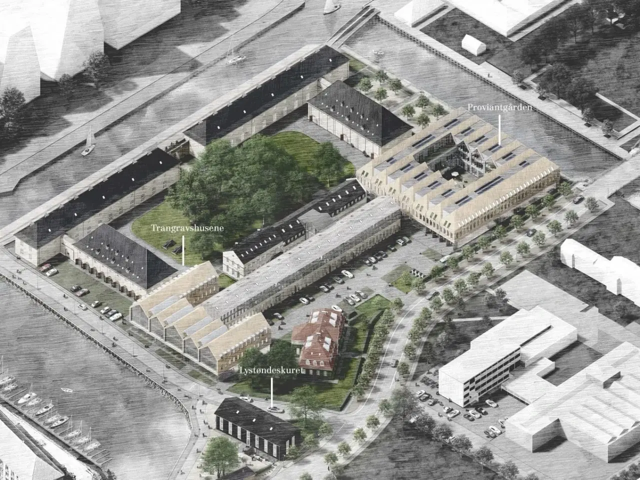 Billede 14 - Proviantgården. Kuglegården