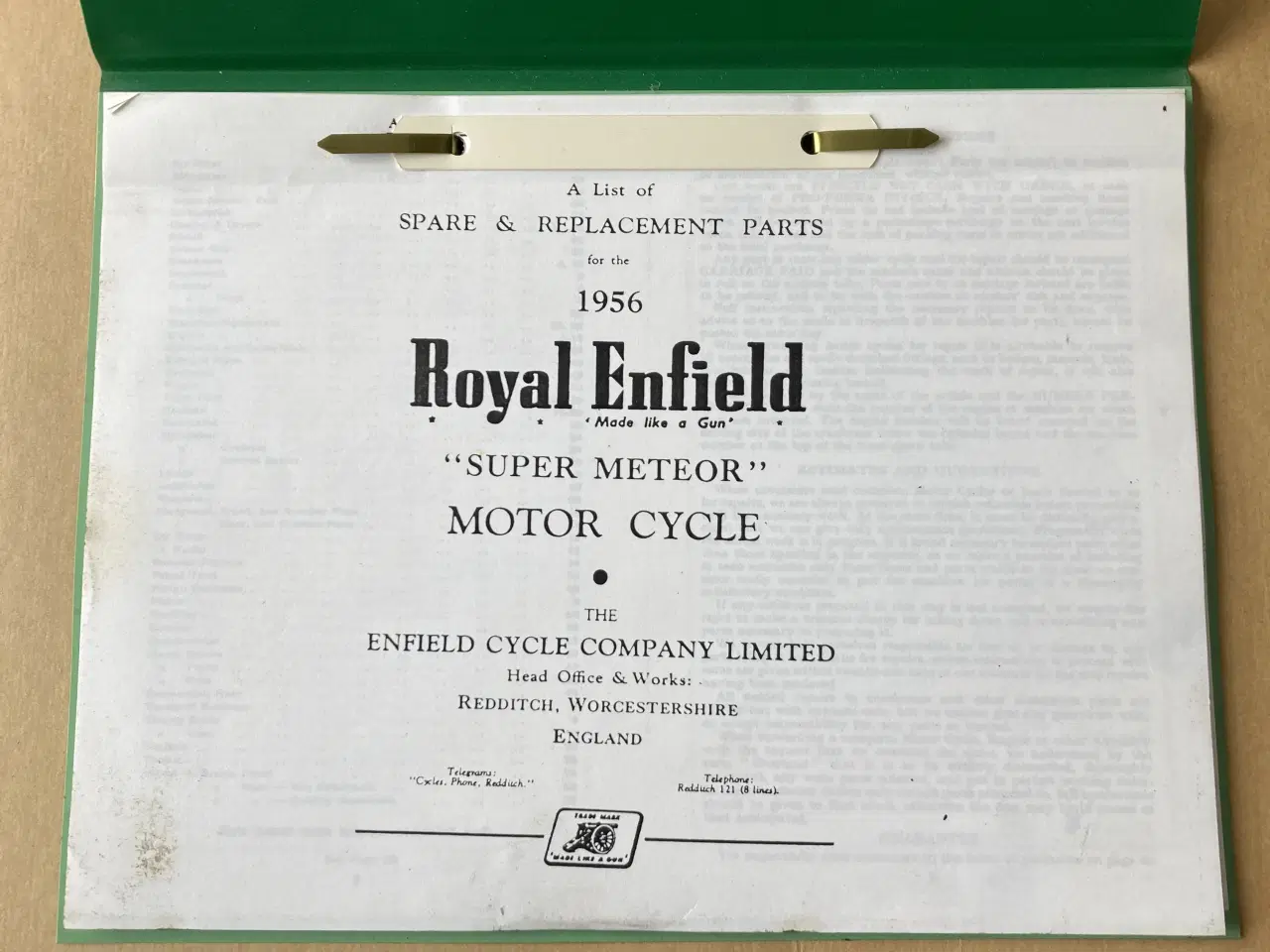 Billede 1 - Reservedels katalog 