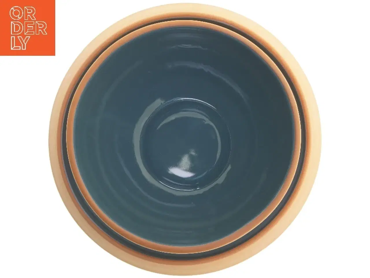 Billede 4 - 1 dejskål og 1 salat skål fra Knabstrup (str. 2 stk Ø 34,5 & 28,5 cm)