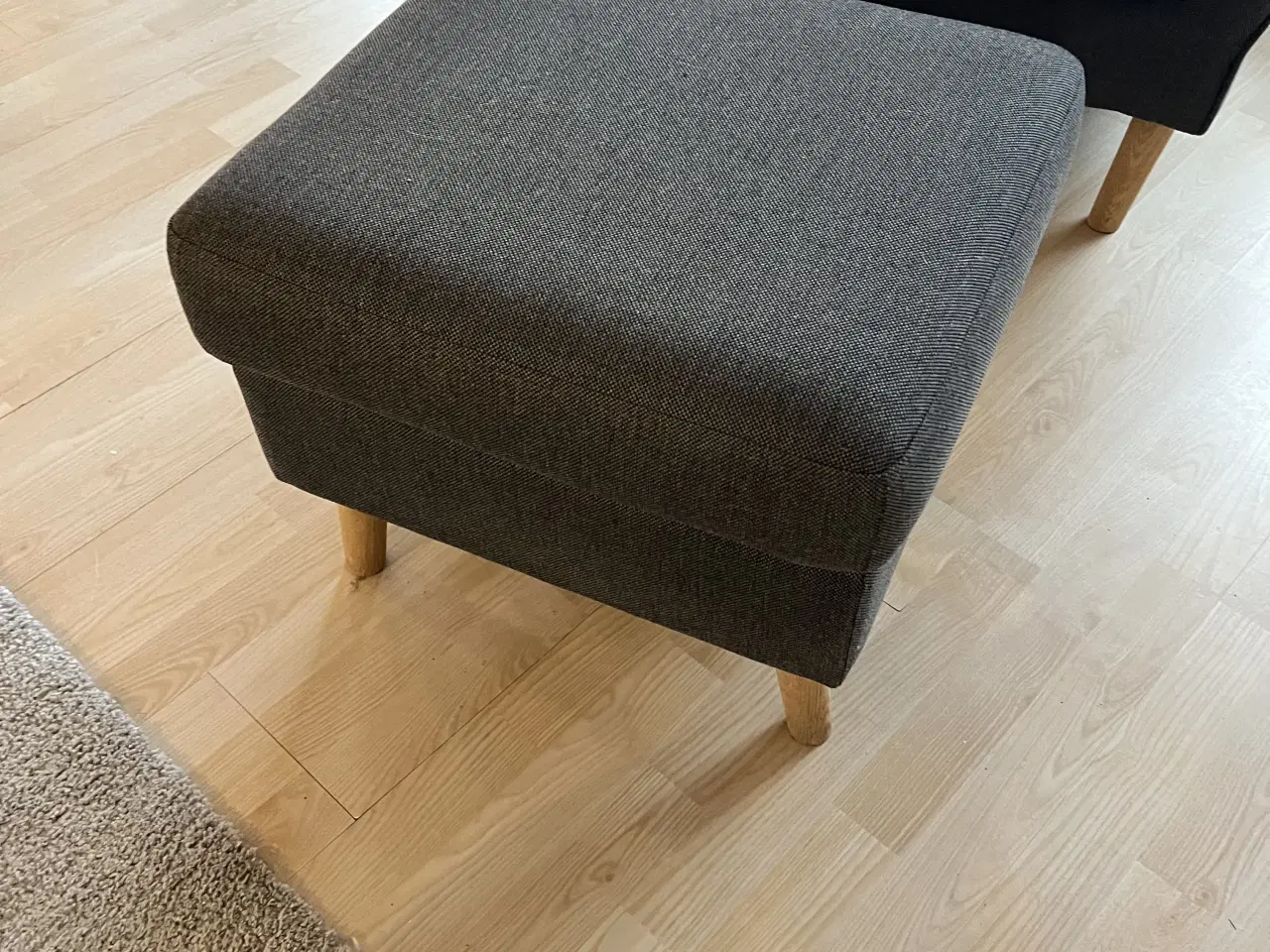 Billede 3 - Lænestol med skammel