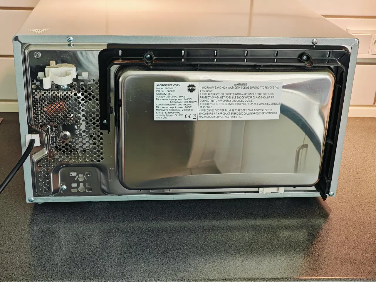 Billede 7 - EPIQ Mikroovn med konvektion og grill 1000W