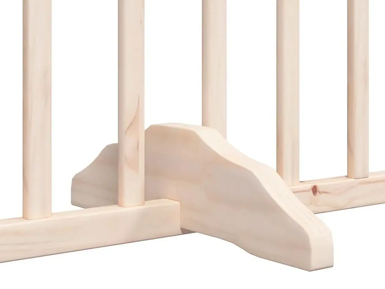 Billede 9 - Hundelåge med dør 4 paneler 320 cm poppeltræ