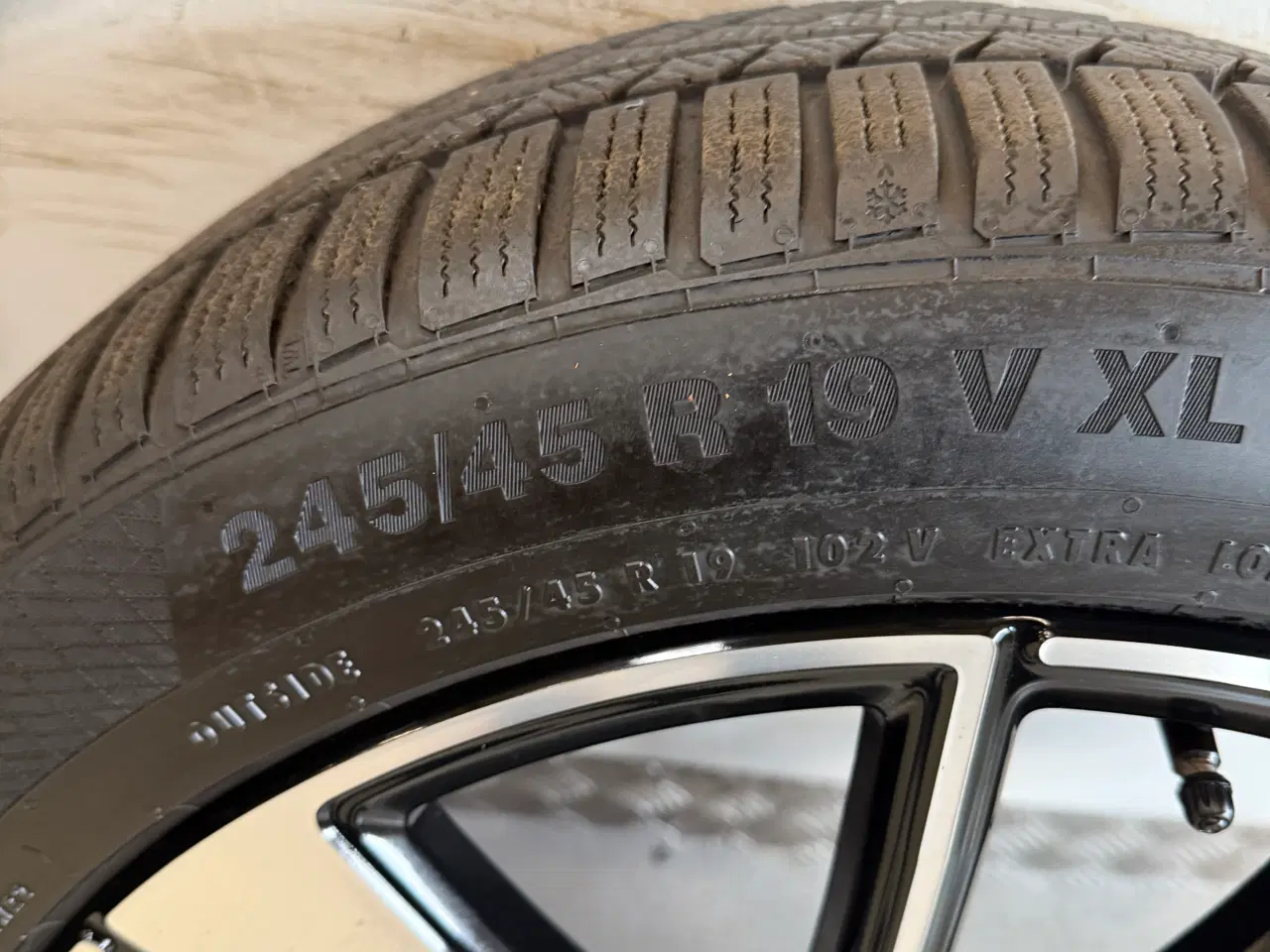 Billede 7 - Originale 19” polestar 2 fælge med vinterdæk