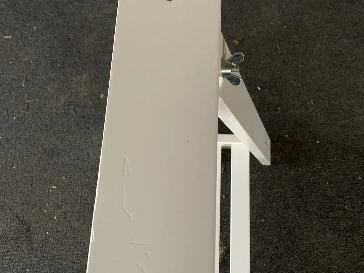 Billede 3 - Bordbukke i hvid 2 stk
