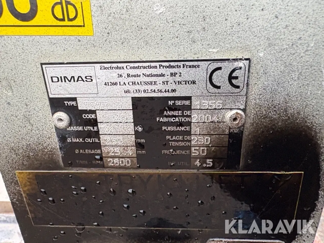 Billede 5 - Stenskærebord Dimas TS73 R