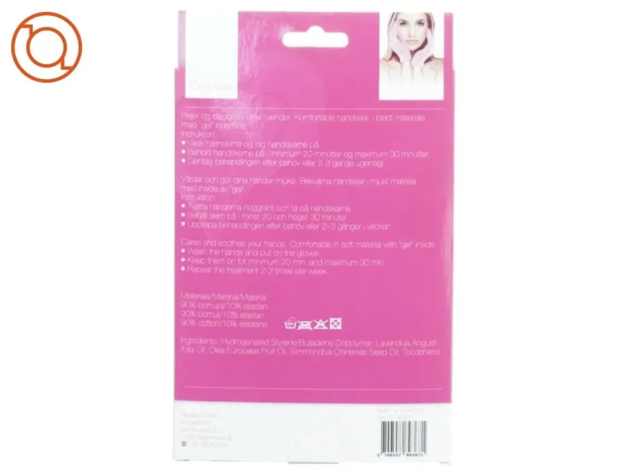 Billede 2 - Blødgørende handsker (str. 23 x 14 x 2 cm)