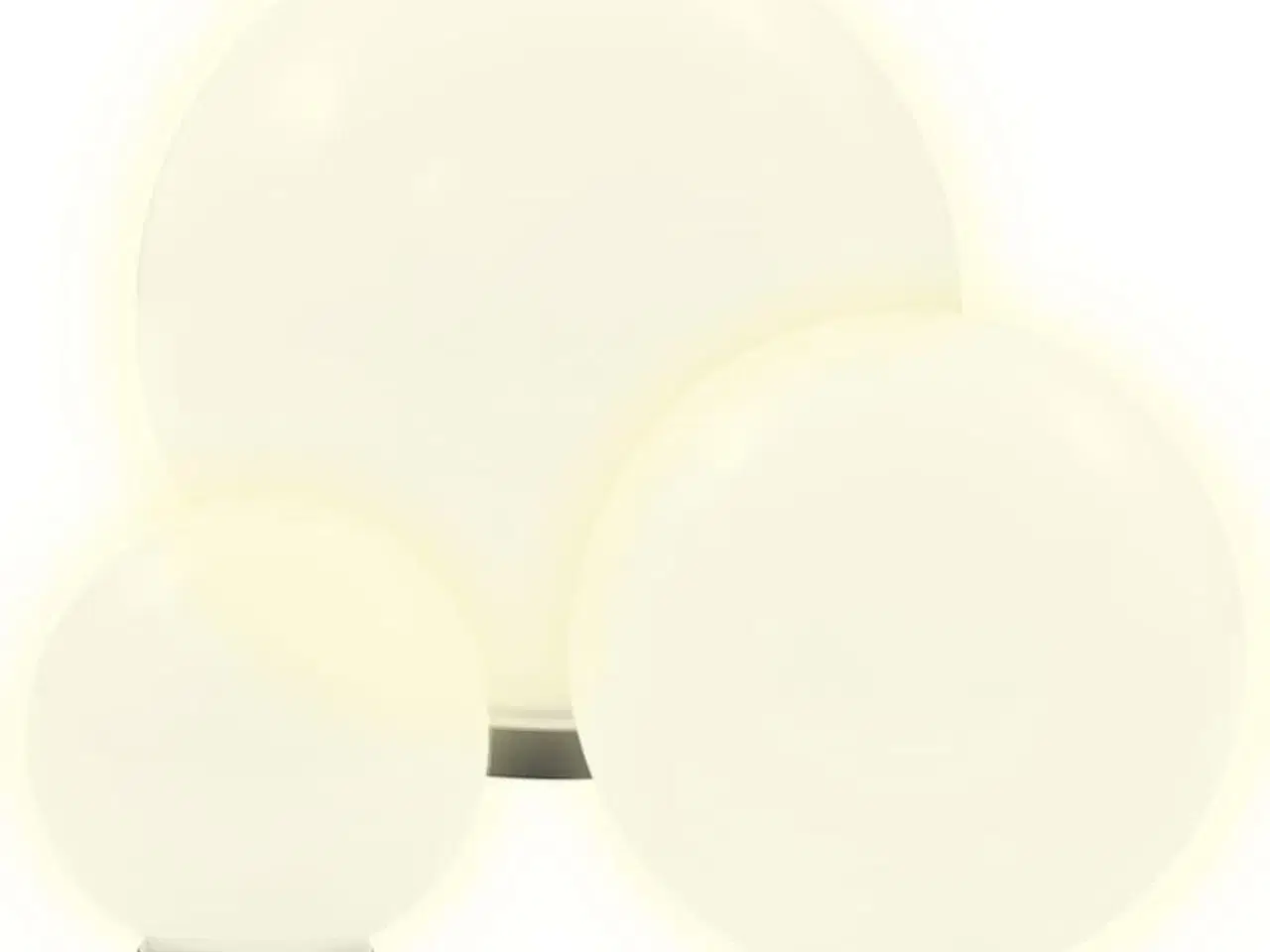 Billede 3 - LED-kuglelampesæt 3 dele kugleformet 20/30/40 cm PMMA