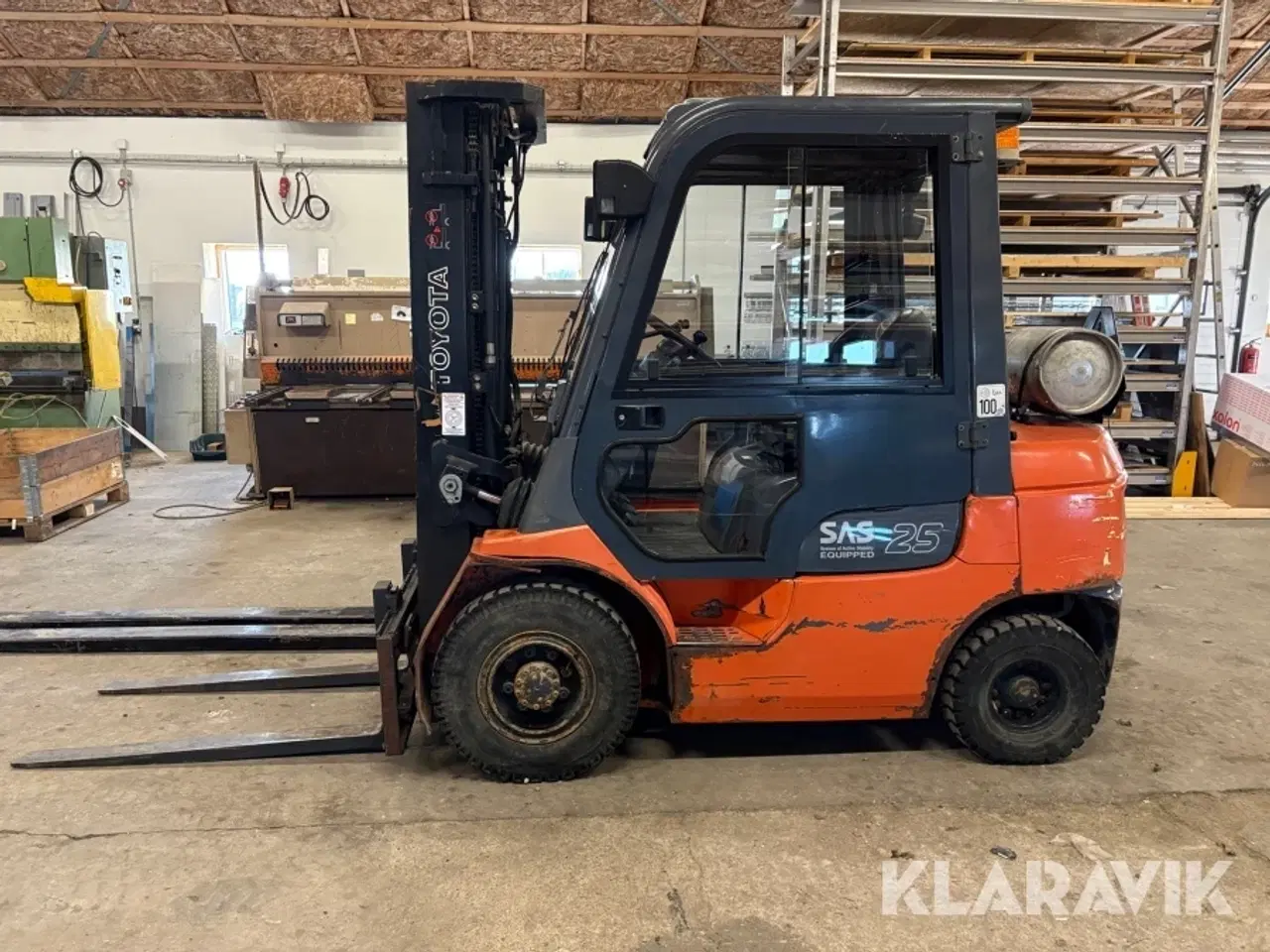 Billede 2 - Gaffeltruck Toyota 42-7FGF25 gas