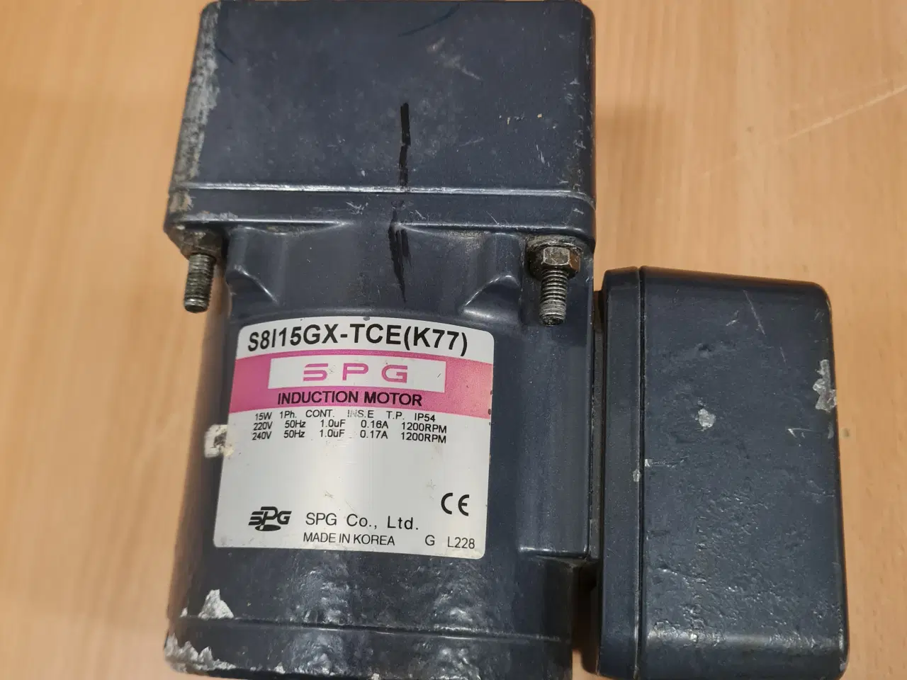 Billede 2 - Gear motor SPG S8I15GX-TCE(K77) induktionsmotor