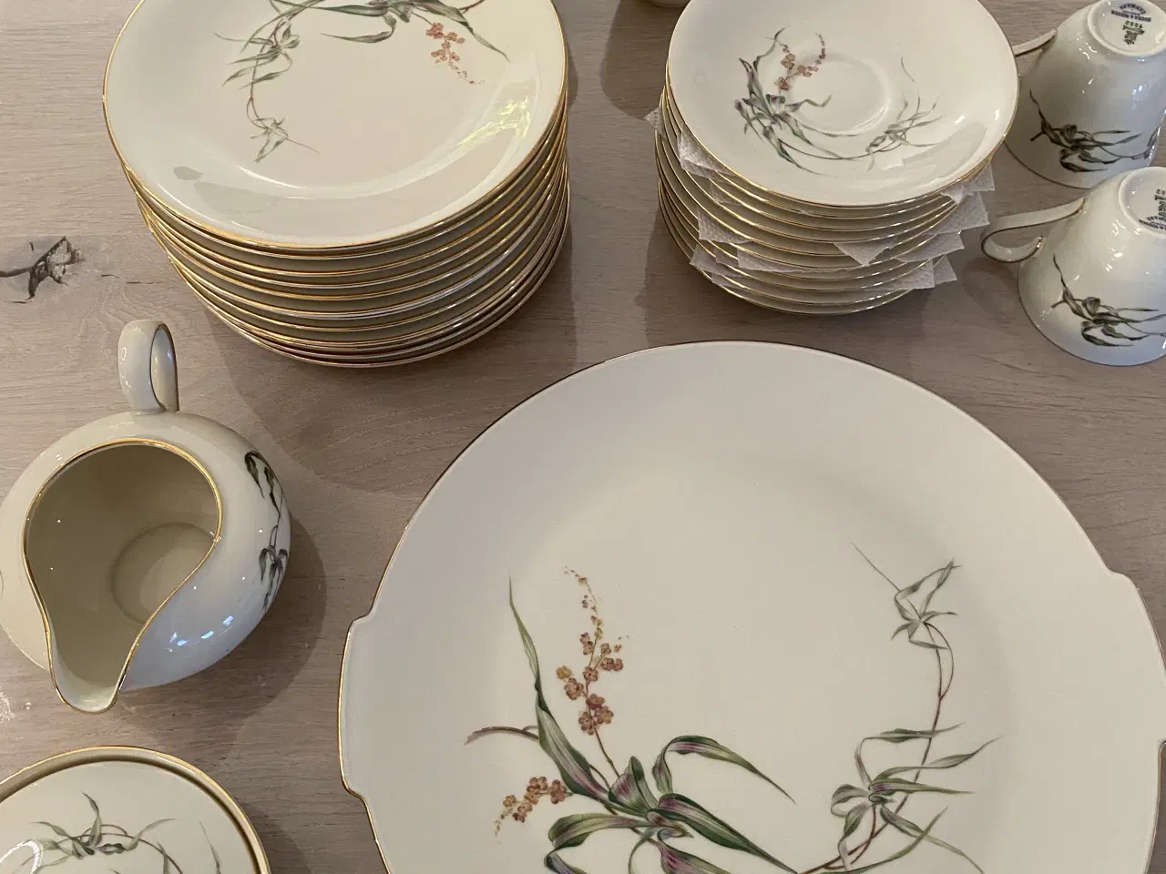 Billede 1 - Kaffestel H&G Heinrich Fajance 10 personer