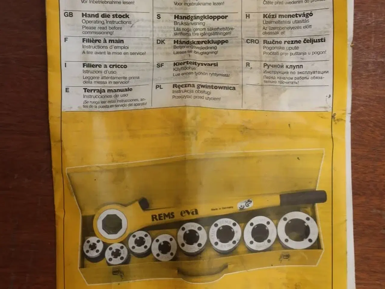 Billede 4 - Håndskæreklubbe REMS EVA 1/8-2"