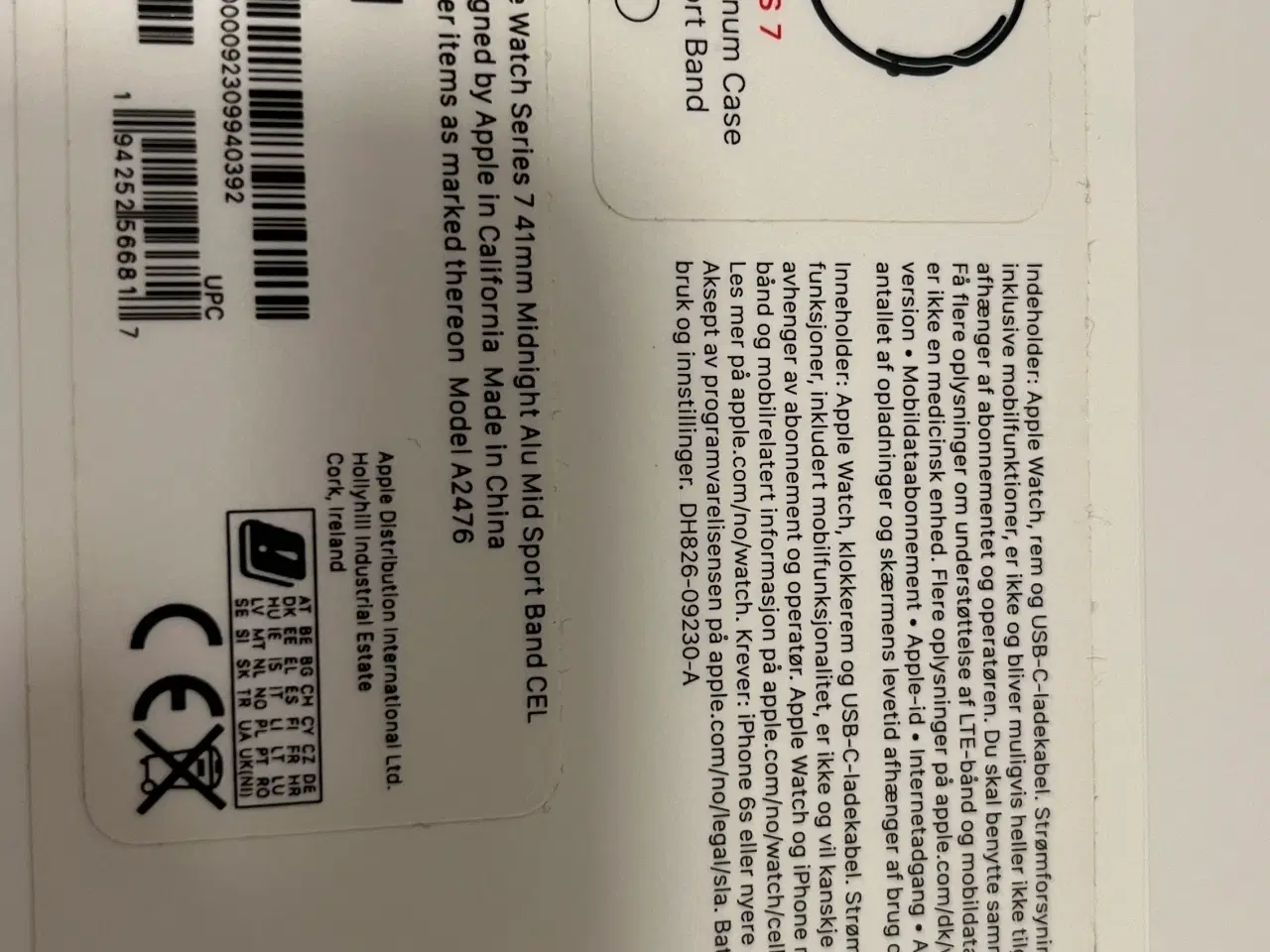 Billede 2 - Apple Watch serie 7 41mm