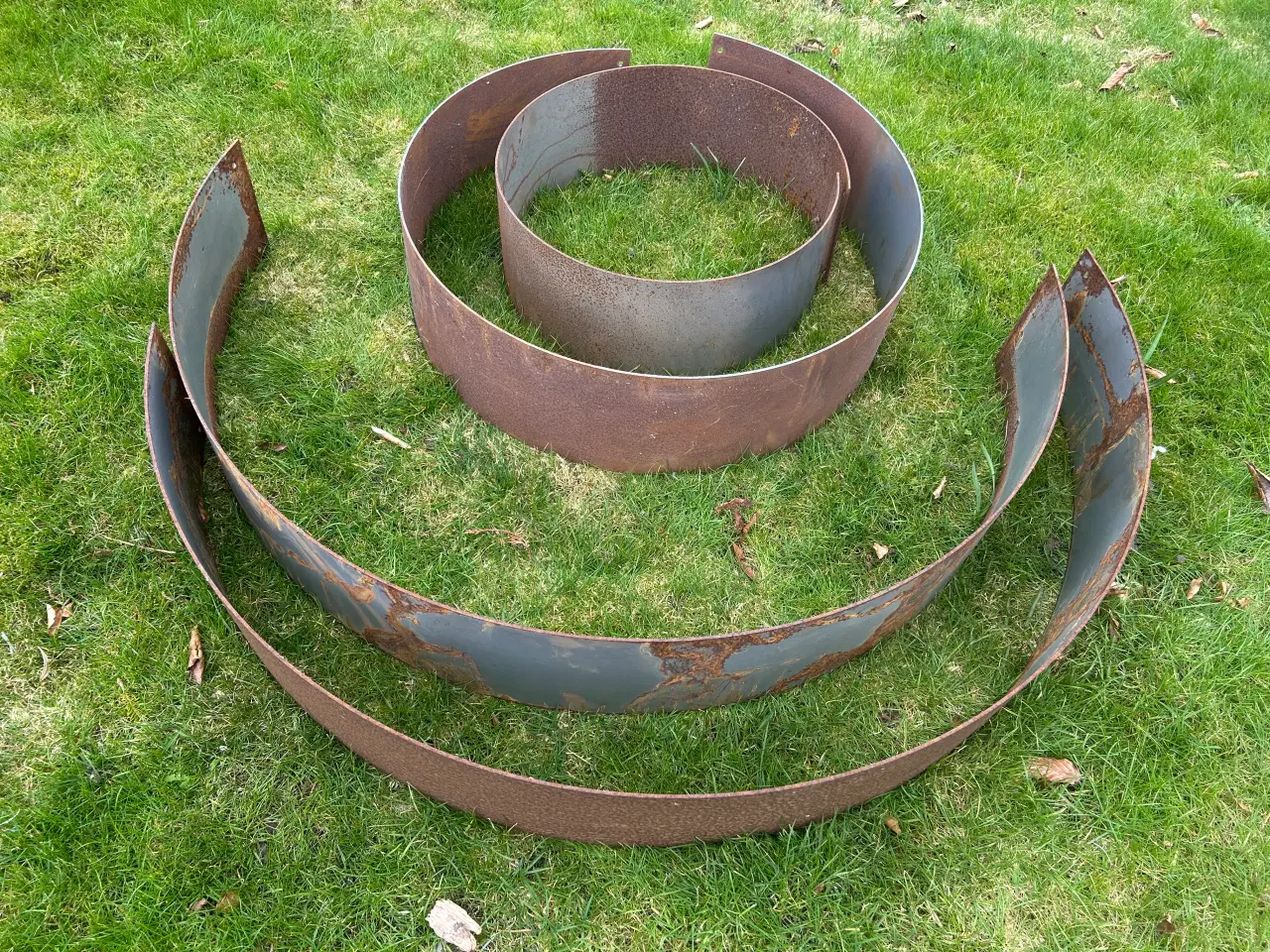 Billede 1 - Cortenstål cirkler