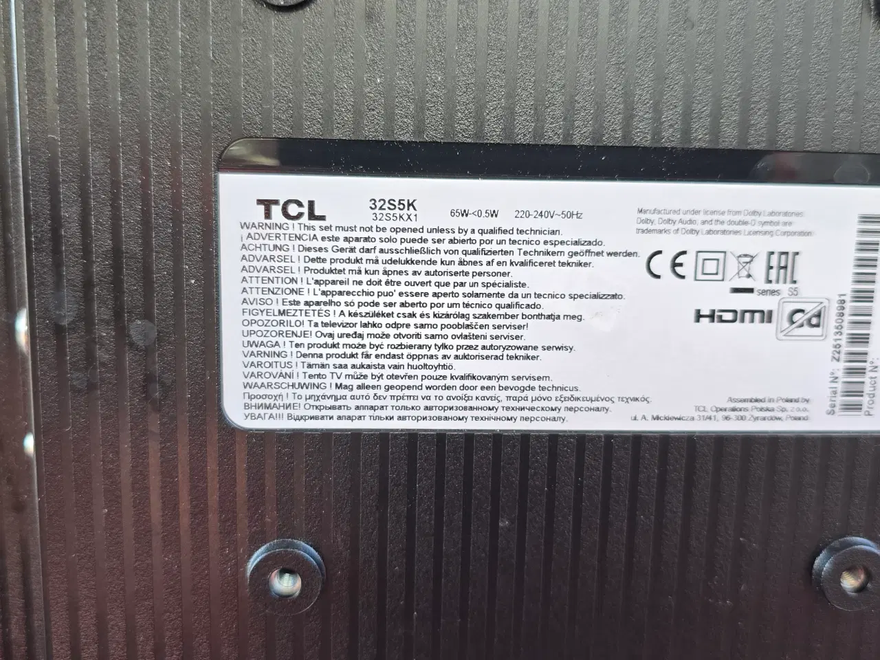 Billede 3 - QLED TV, TCL 32S5KX1