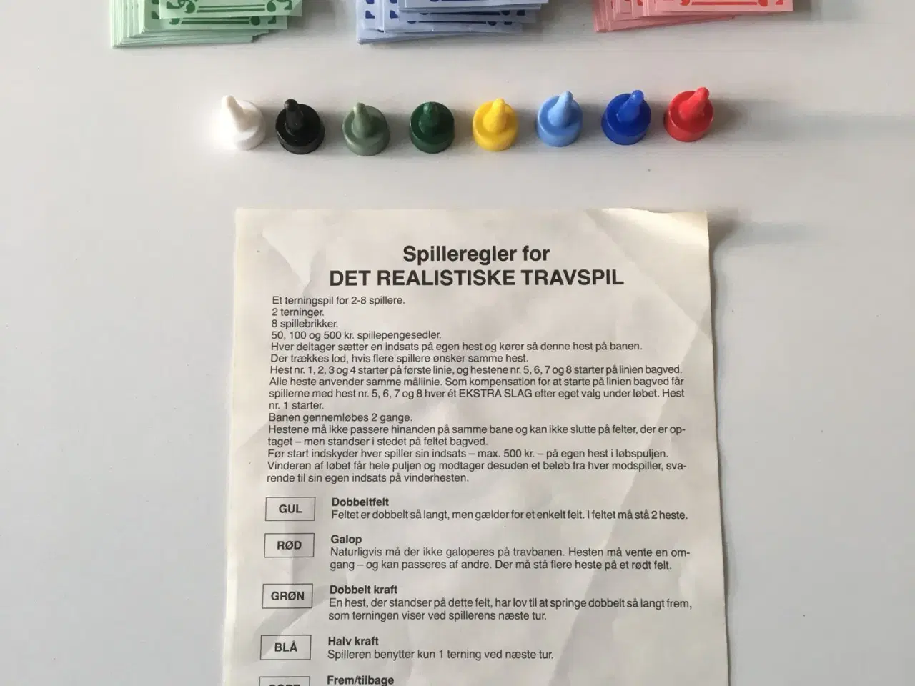 Billede 3 - Det realistiske Travspil/brætspil/spil