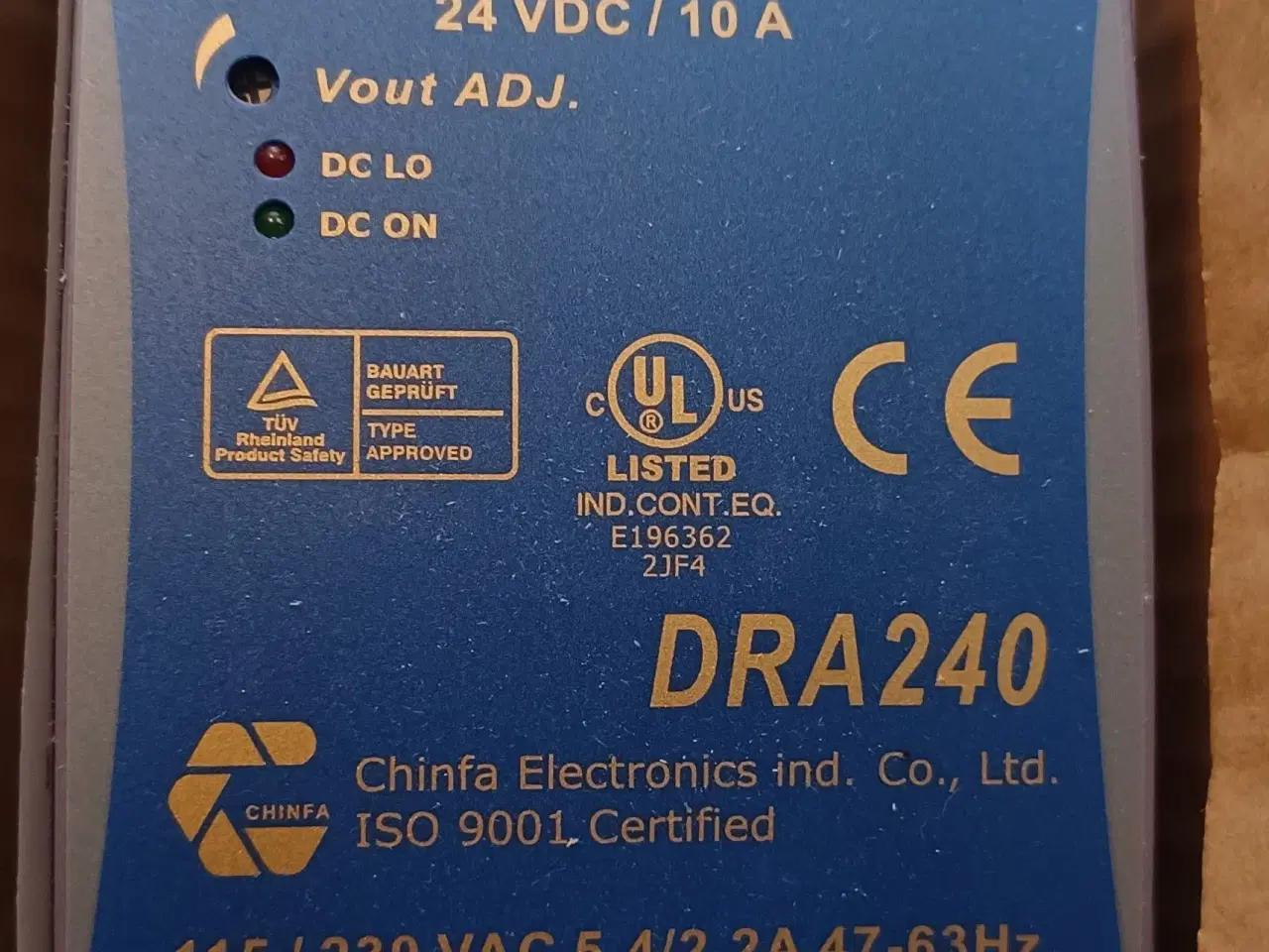 Billede 1 - Strømforsyning Mean Well DRA 240-24