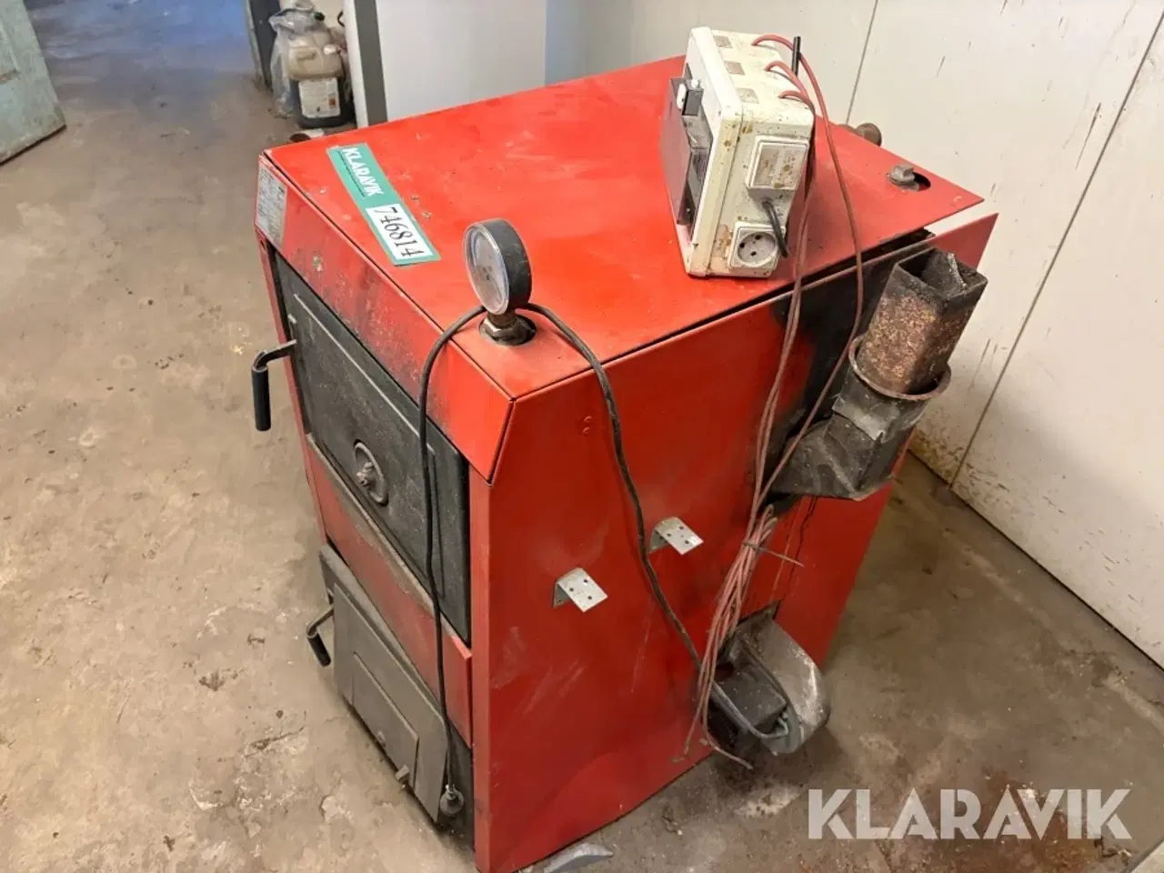 Billede 3 - Fyr / kedel til piller & fastbrændsel Smedegården/ Viadrus / Hercules U26