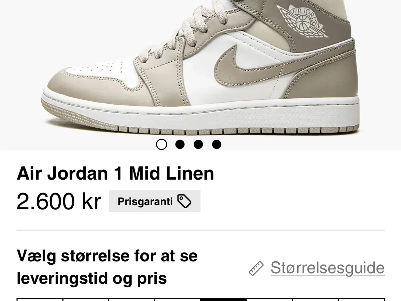 Billede 4 - Nike Air jorden 1 Mid Linen 