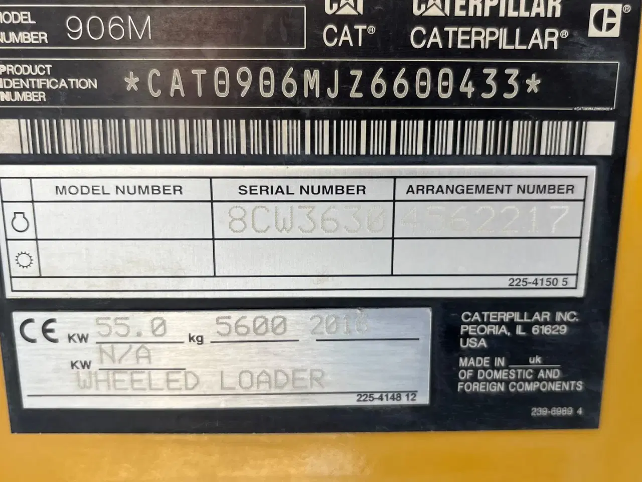 Billede 16 - CAT 906 M med skovl og gafler