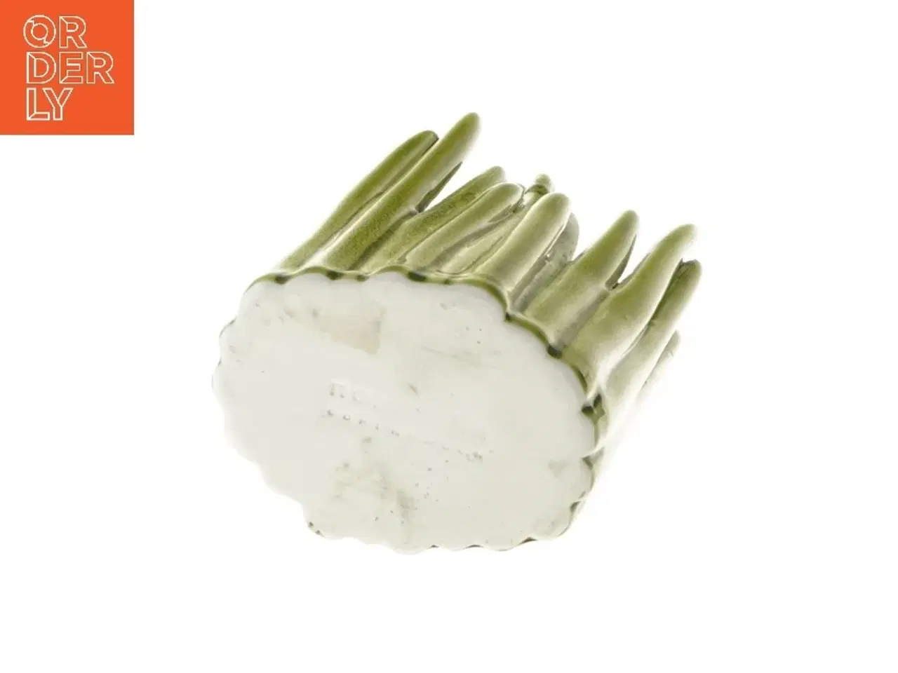 Billede 3 - Grøn keramisk vase (str. 14x7x9 cm) fra Normann Copenhagen