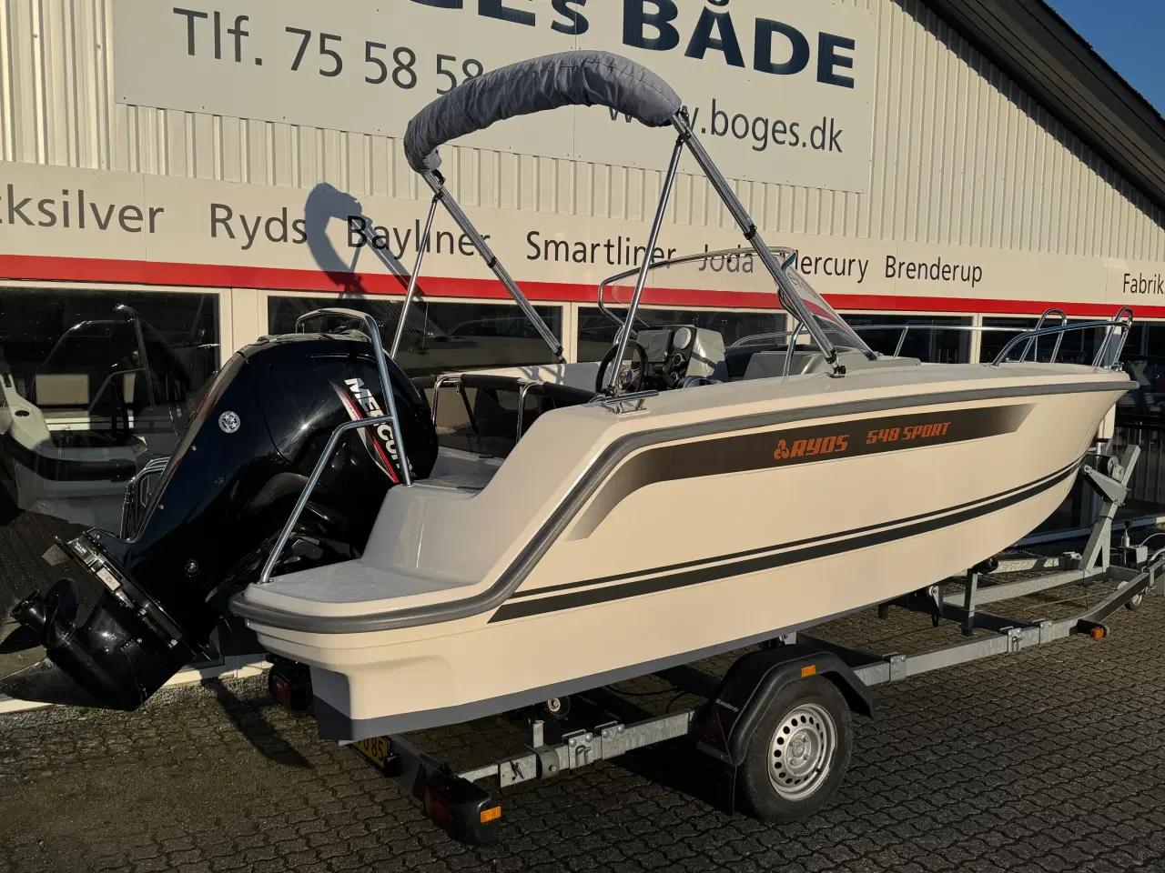 Billede 22 - 548 Sport med F100 Mercury-EFI 4 takt 2,1L og 1000 kg Brenderup bådtrailer