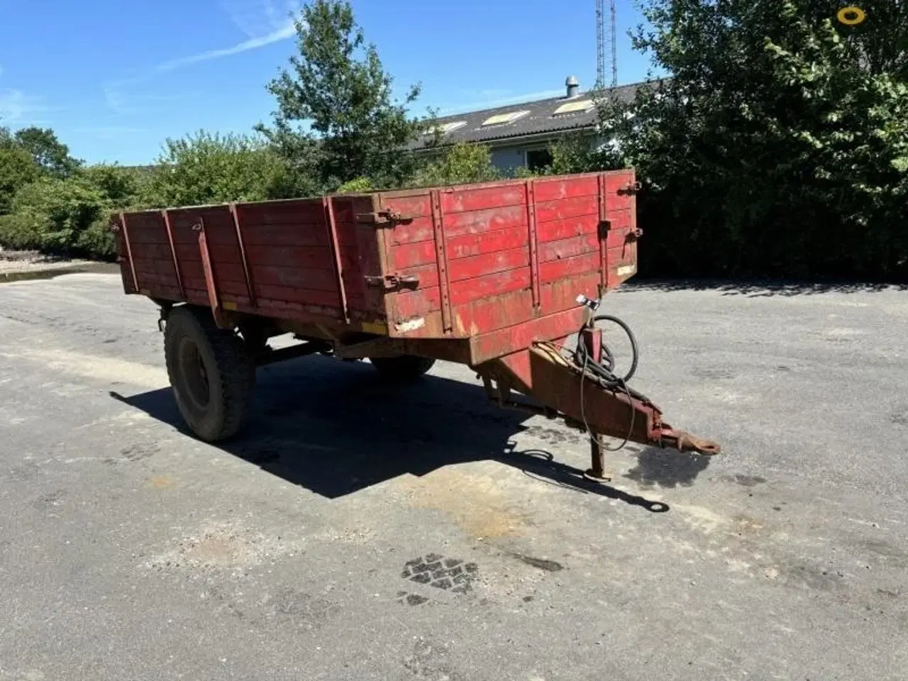 Billede 3 - - - - Tipvogn med hydraulisk bremser