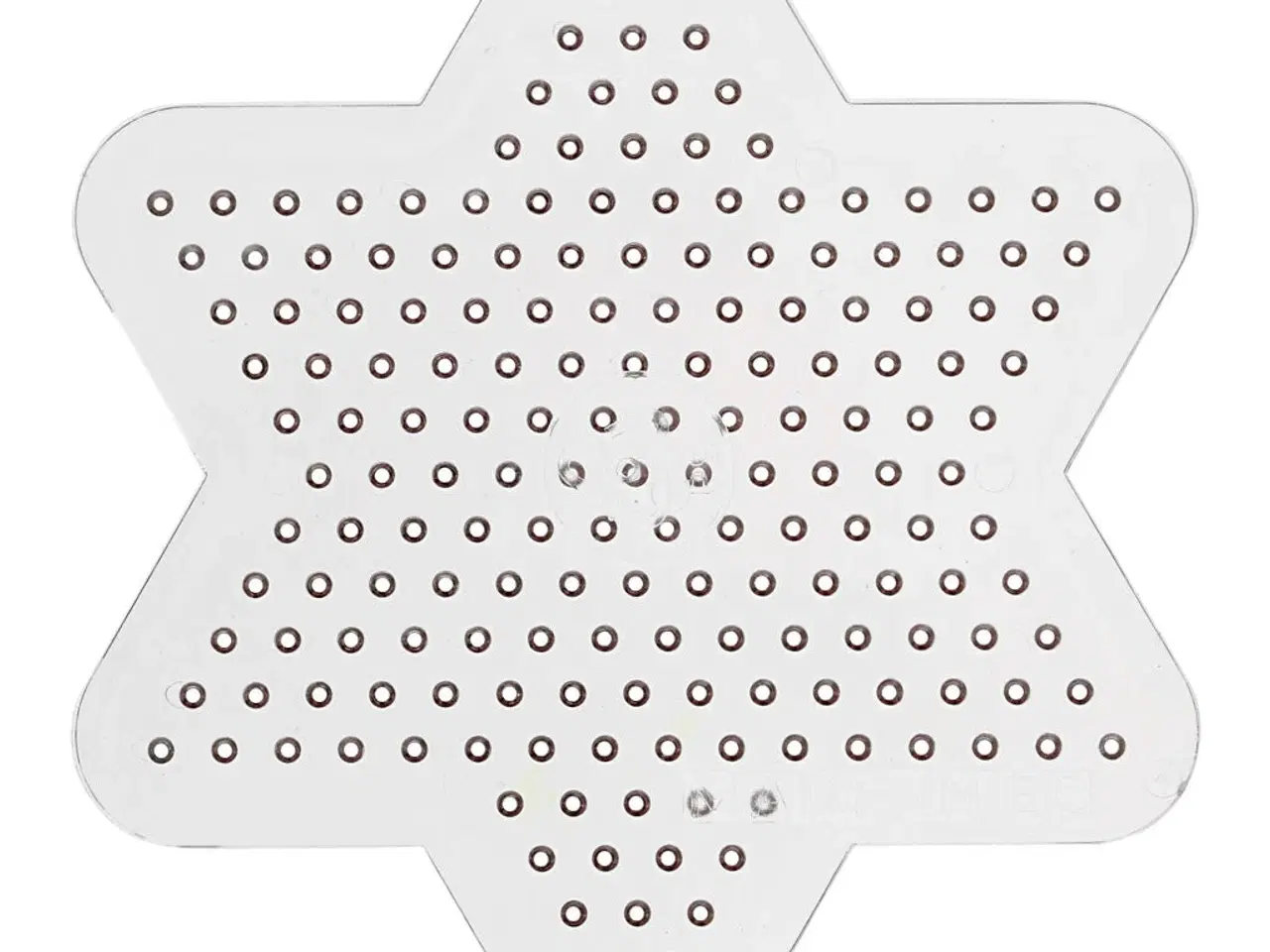 Billede 1 - Lille Stjerne Perleplade 10 cm - 10 stk.