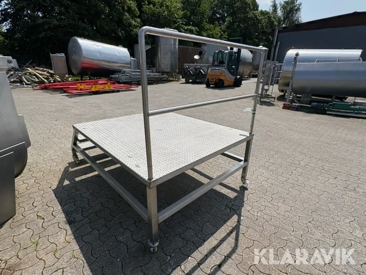 Billede 2 - Trappe ( platform ) på hjul